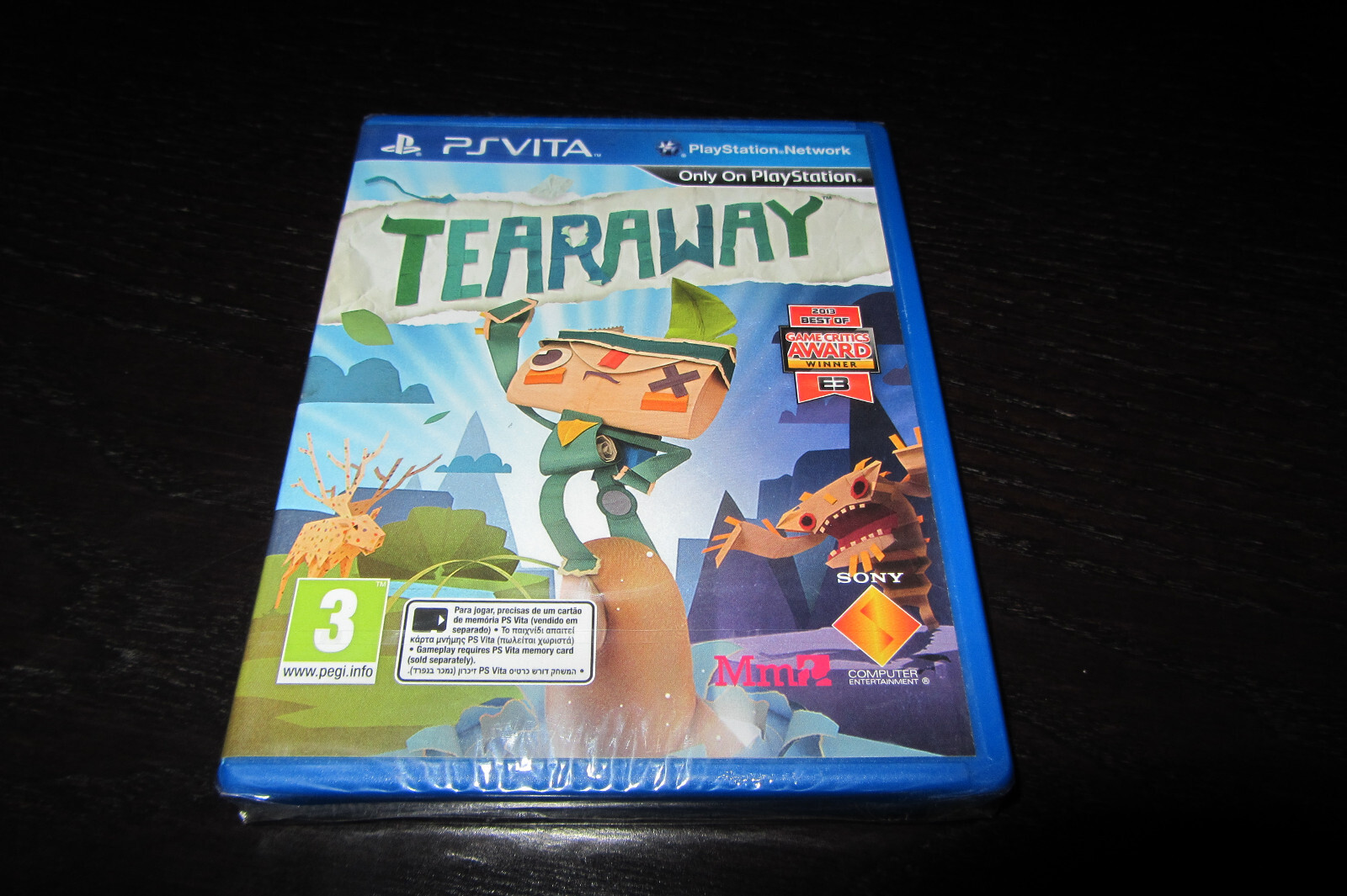 TEARAWAY Sony PlayStation PS Vita NEW SEALED FREE SHIPPING