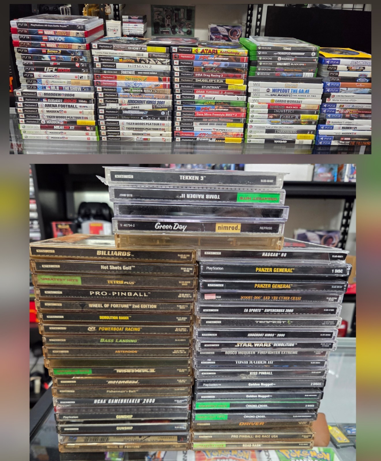 Huge Video Game Lot of PS1 PS2 PS3 PS4 Xbox 360/ One Wii (130) Games NEGOTIABLE!
