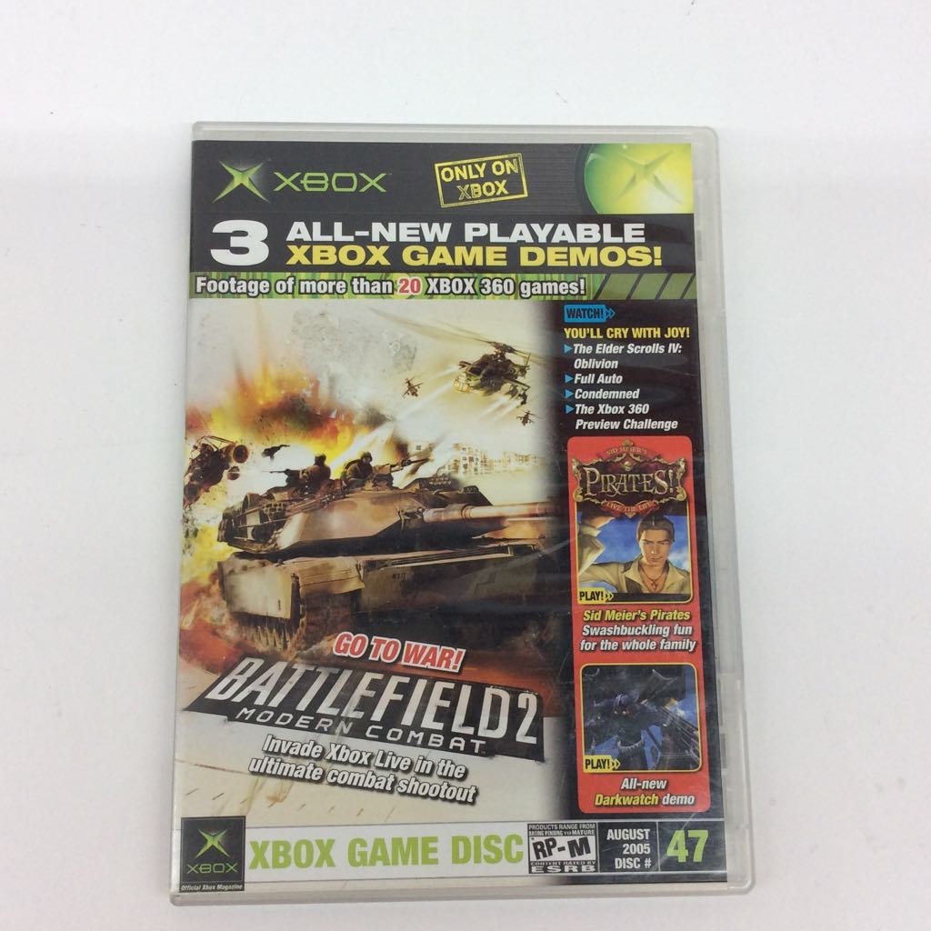 Xbox Game Demos Battlefield 2 Modern Combat Pirates Darkwatch Tested