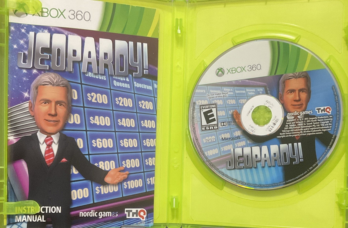 Jeopardy (Microsoft Xbox 360, 2012) CIB