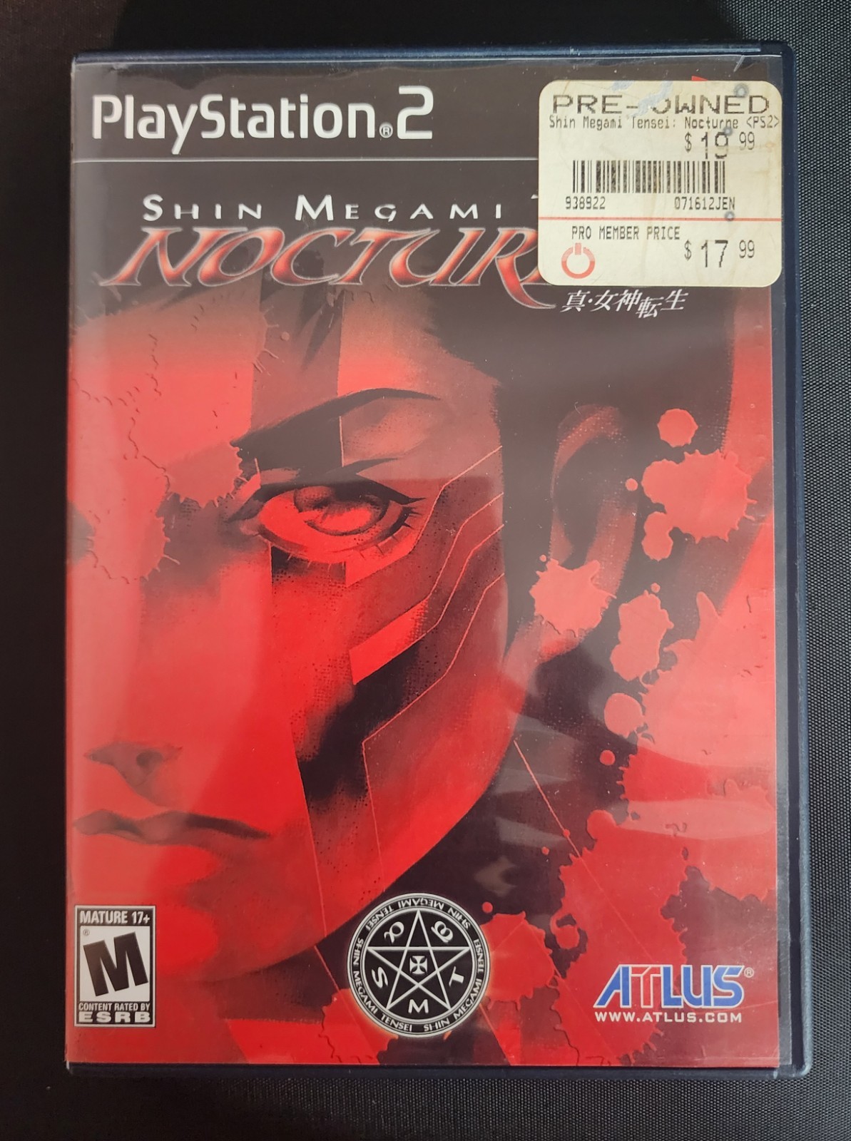 SHIN MEGAMI TENSEI Nocturne (2004 Playstation 2 PS2) — Atlus RPG — CIB