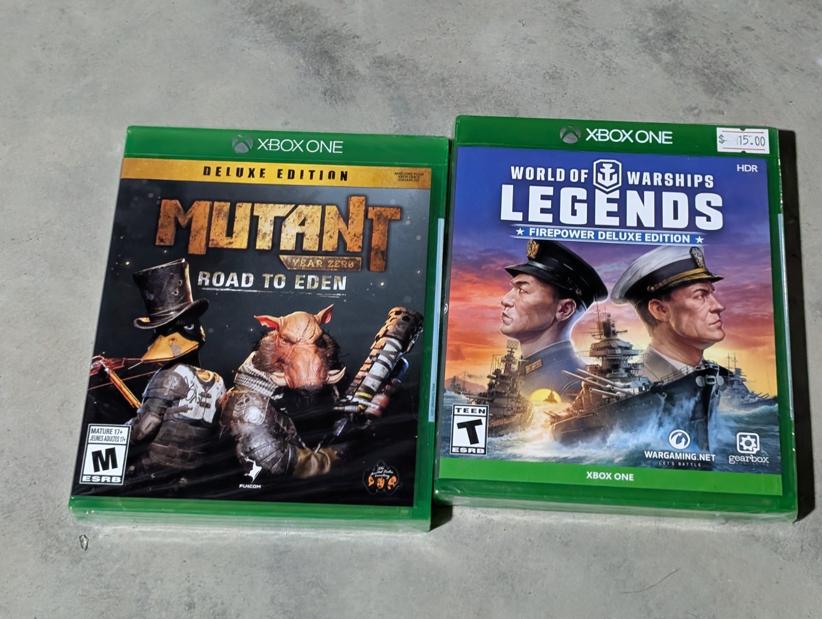 Brand New Sealed Xbox One Mutant Road To Eden Deluxe Edition Year Zero World War
