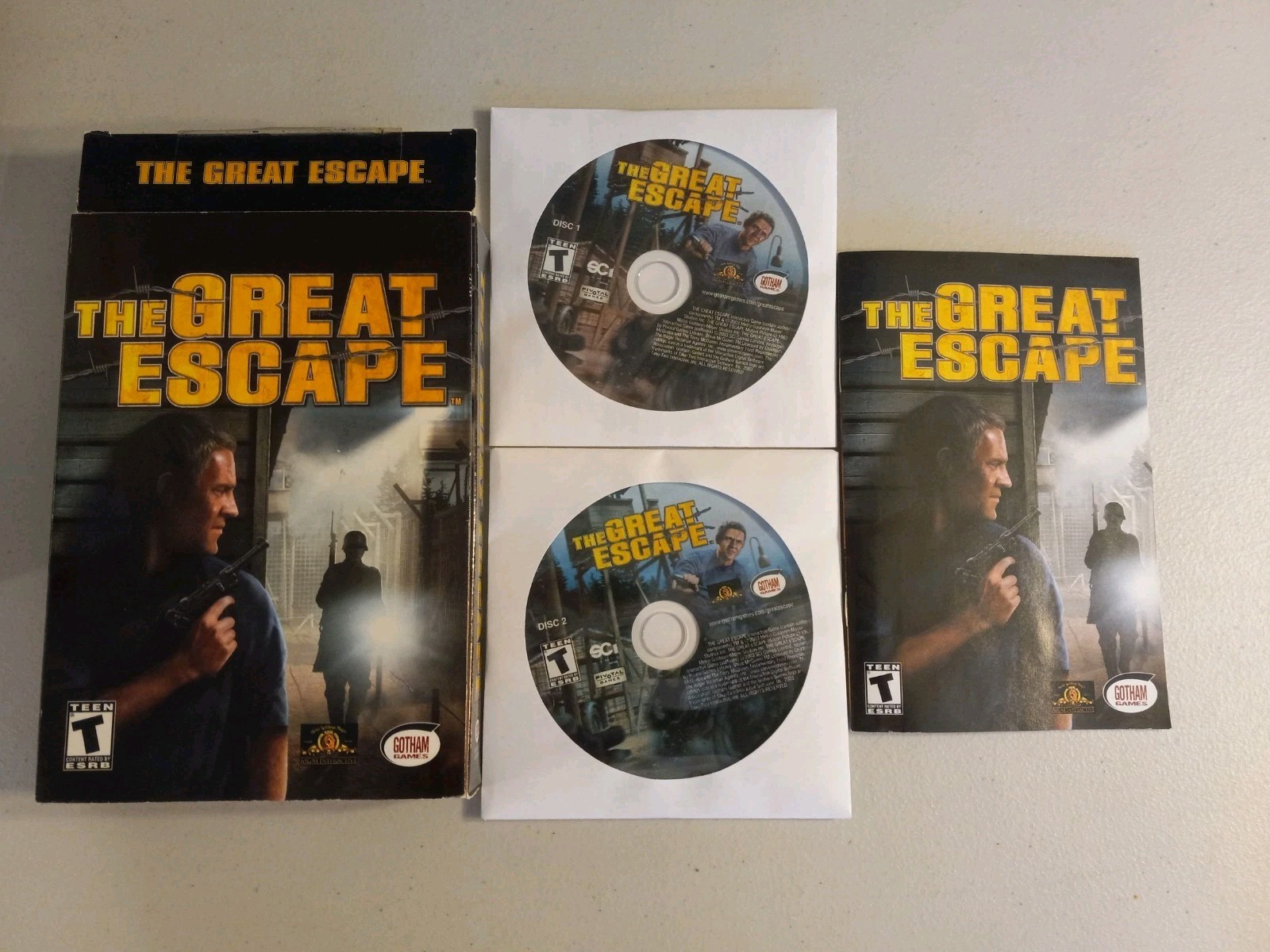 The Great Escape (PC, 2003) Gotham Games Windows 98/ME/2000/XP