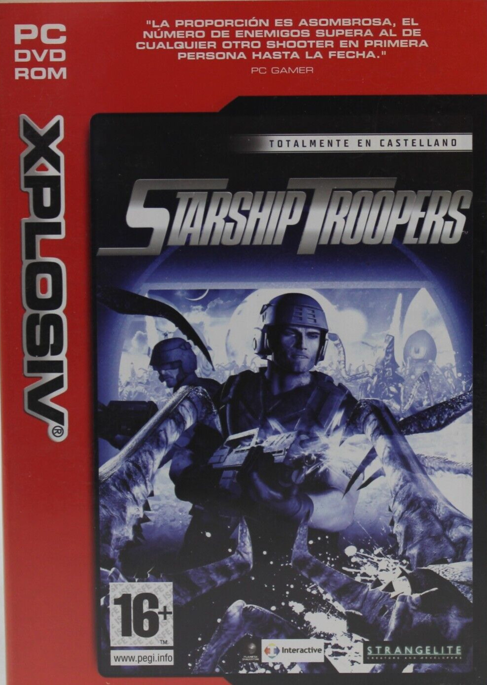 2007 STARSHIP TROOPERS Video Game Spain Release Castillian Spanish – PLEASE READ
