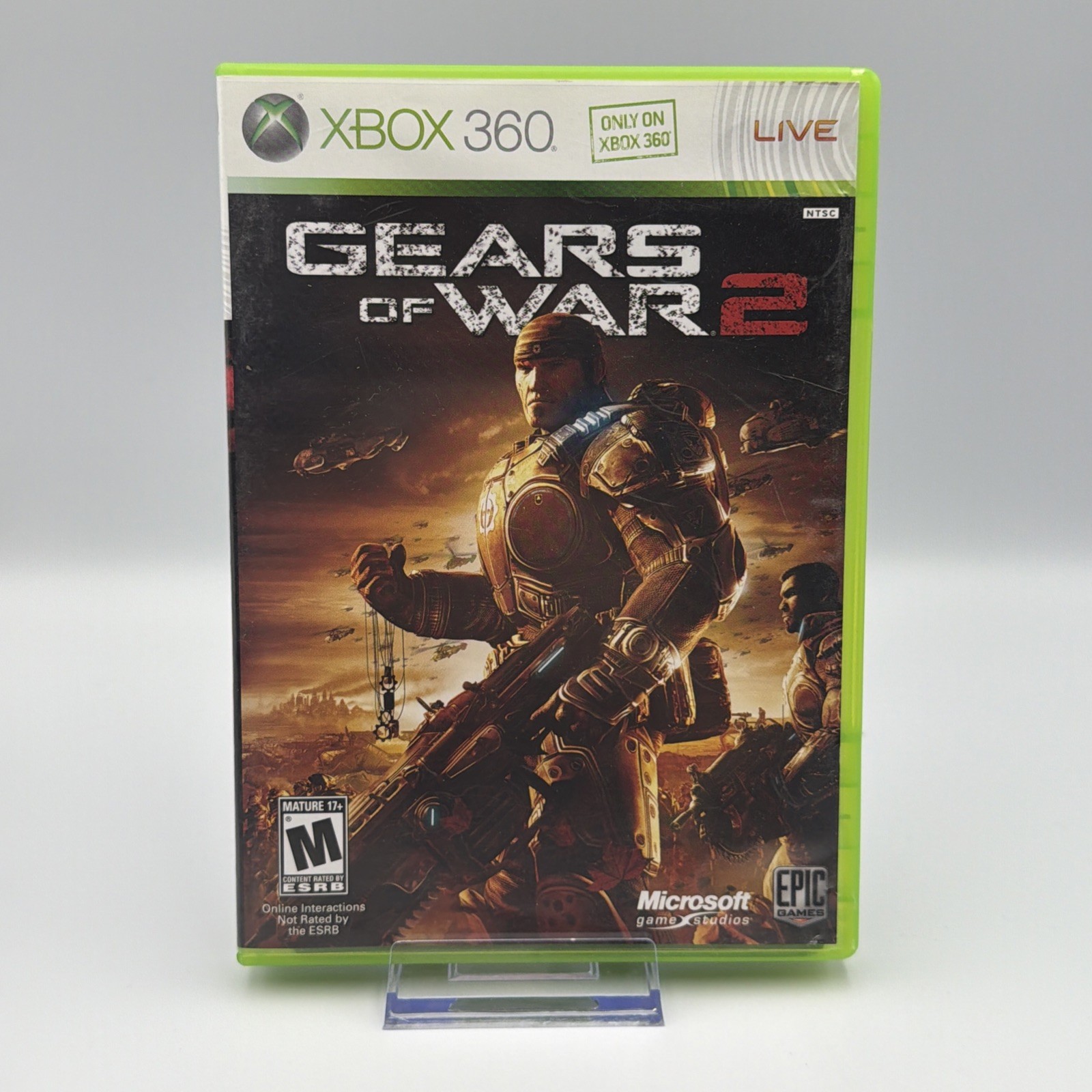 Gears of War 2 Microsoft Xbox 360 CIB Complete Refurbished Tested Free Shipping