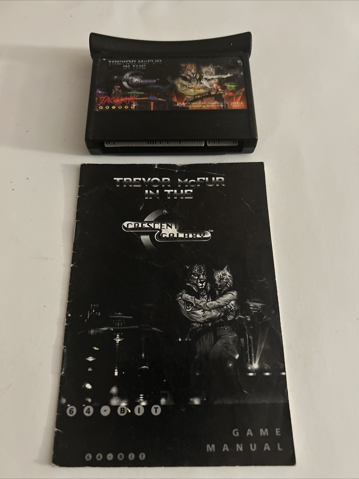 Trevor McFur in the Crescent Galaxy (Atari Jaguar, 1993) Cart+ Manual- Tested!!