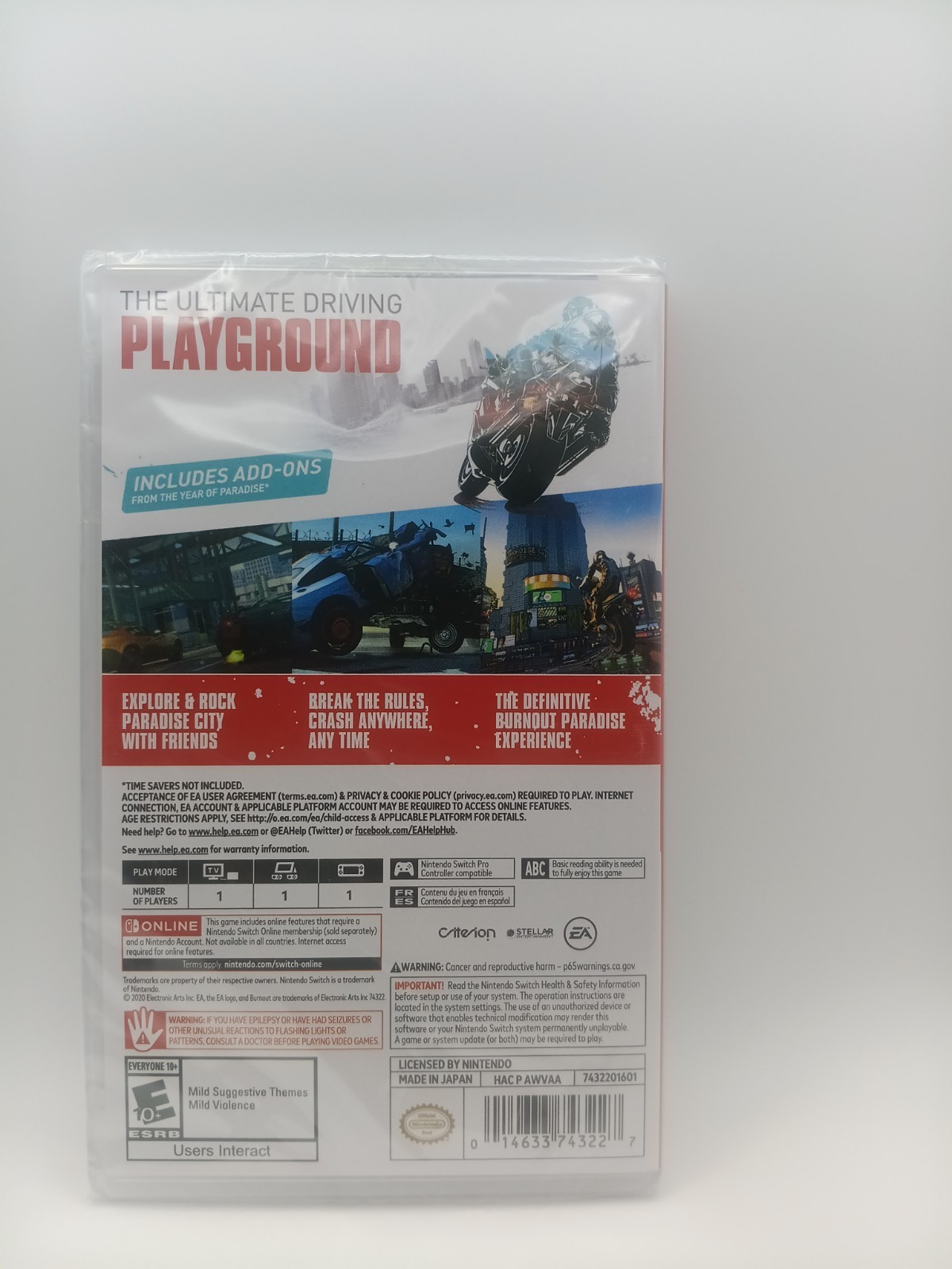 Burnout Paradise Remastered – Nintendo Switch