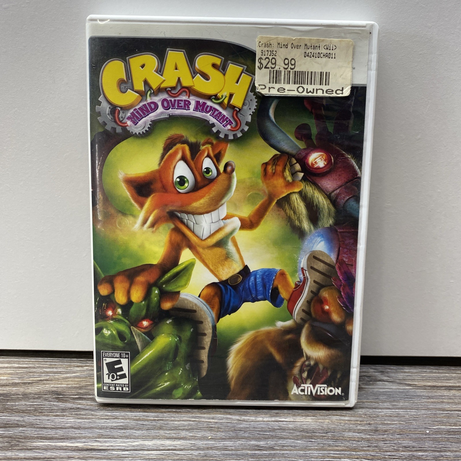 Crash: Mind Over Mutant (Nintendo Wii, 2008) CIB With Manual