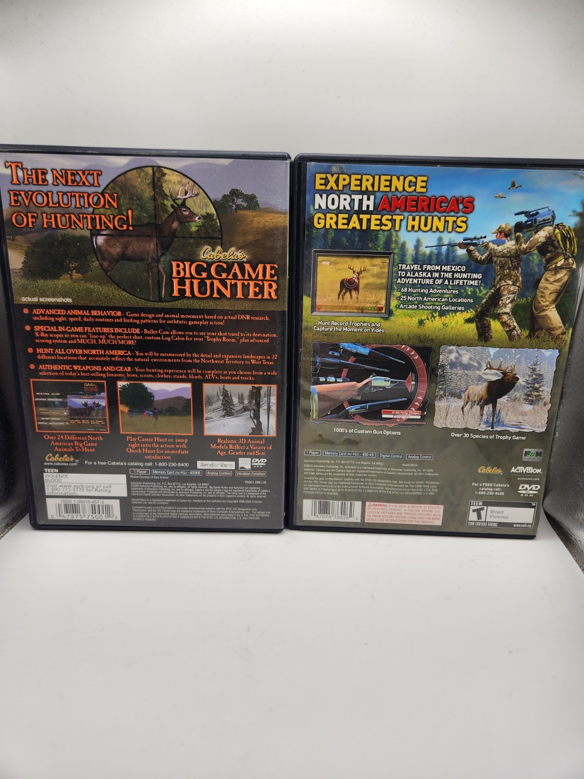 Cabela’s Hunting Game Bundle – Sony PlayStation 2 – Cib Tested Nice! Read Descpt