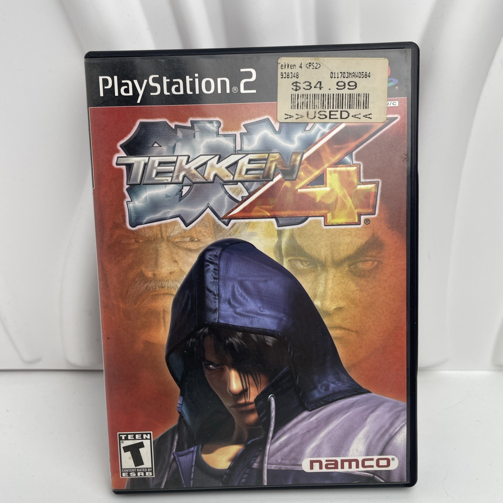 Tekken 4 (Sony PlayStation 2, PS2) – Complete CIB w/ Reg Card, TESTED WORKING