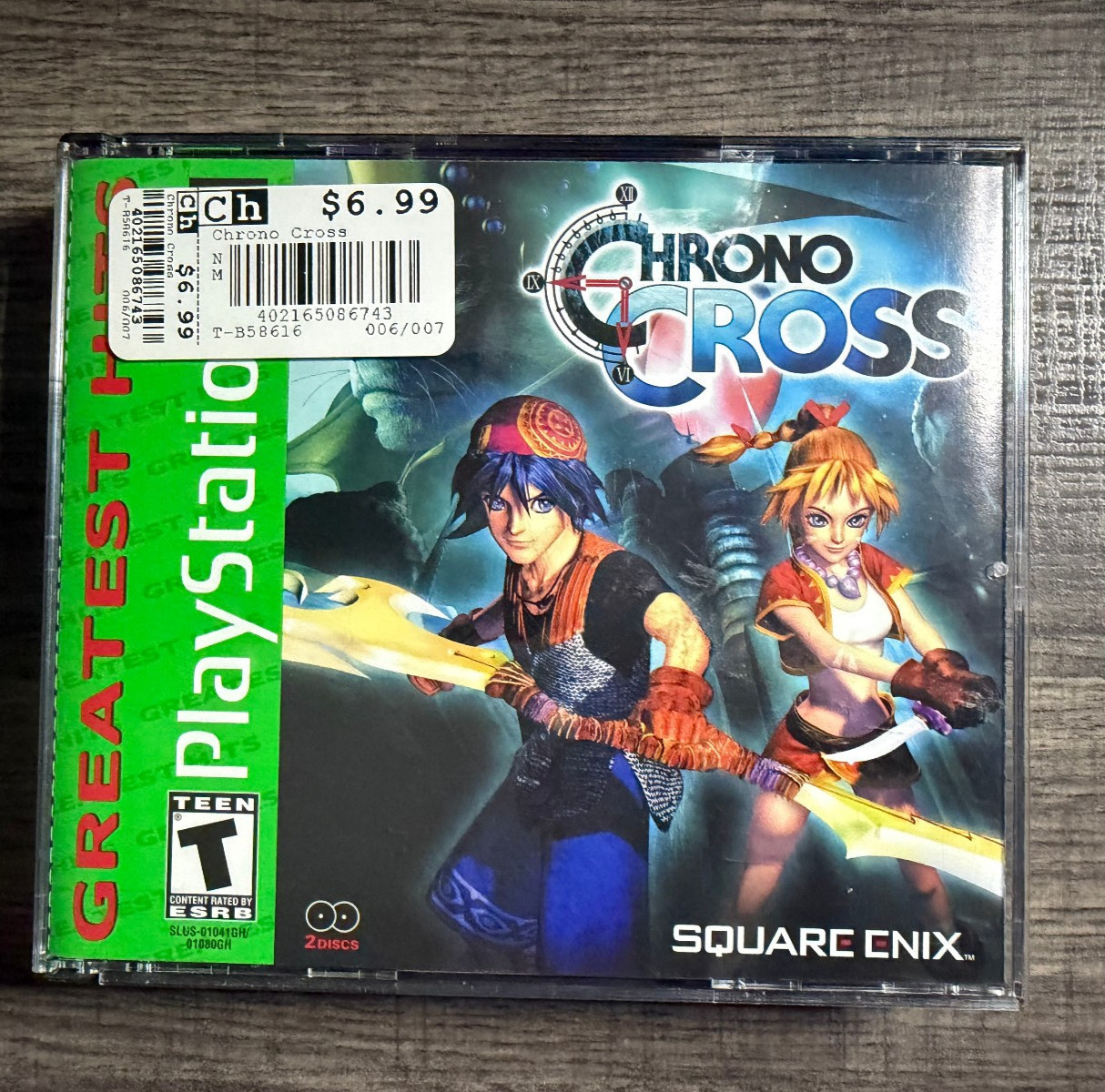 Chrono Cross (Greatest Hits) – Sony PS1 – Square Enix – Acceptable Condition