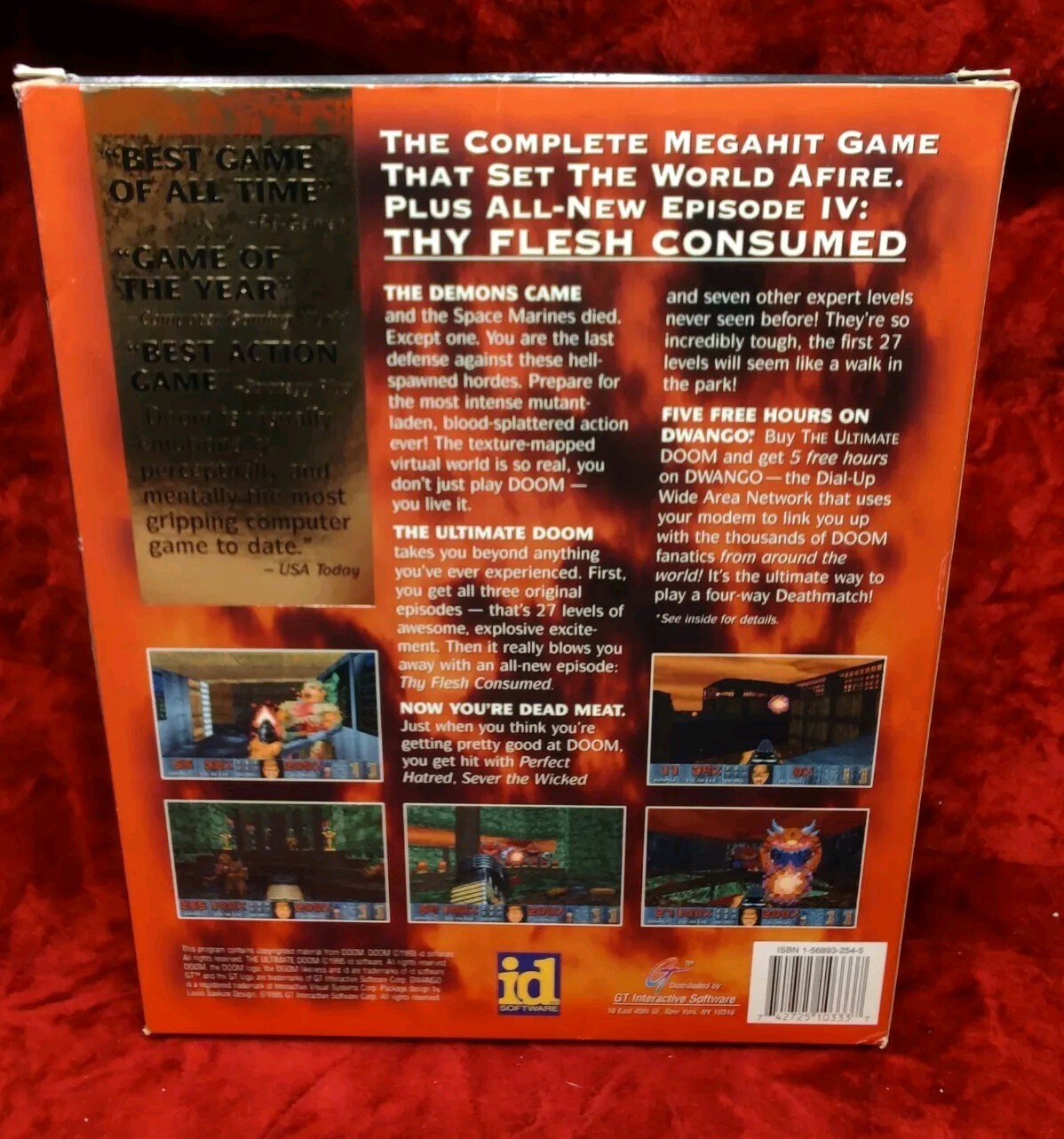 The Ultimate Doom PC Big Box & Instruction Manual Only NO GAME