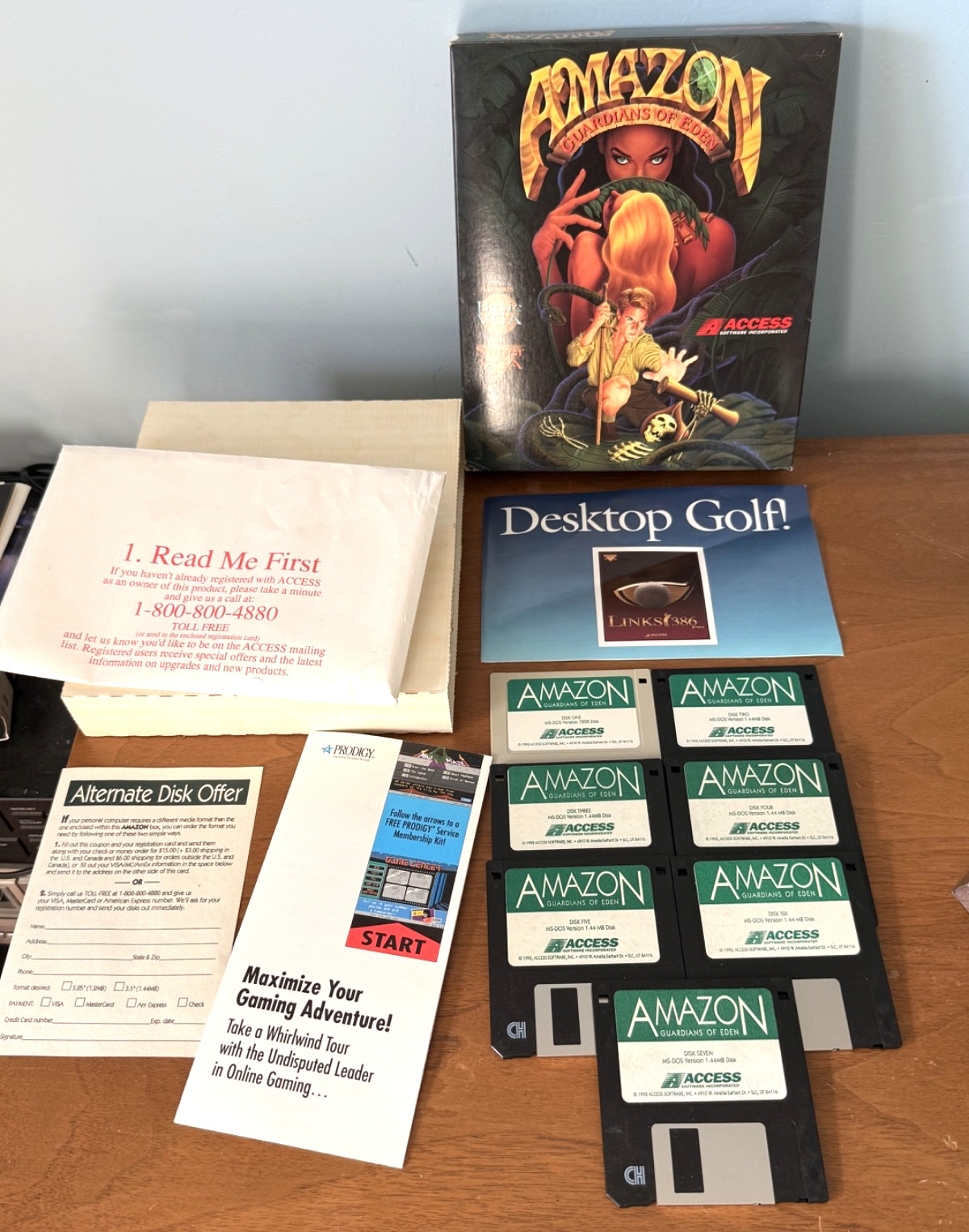 Amazon: Guardians of Eden Big Box IBM PC 3.5″ Floppy! With Box and Inserts!