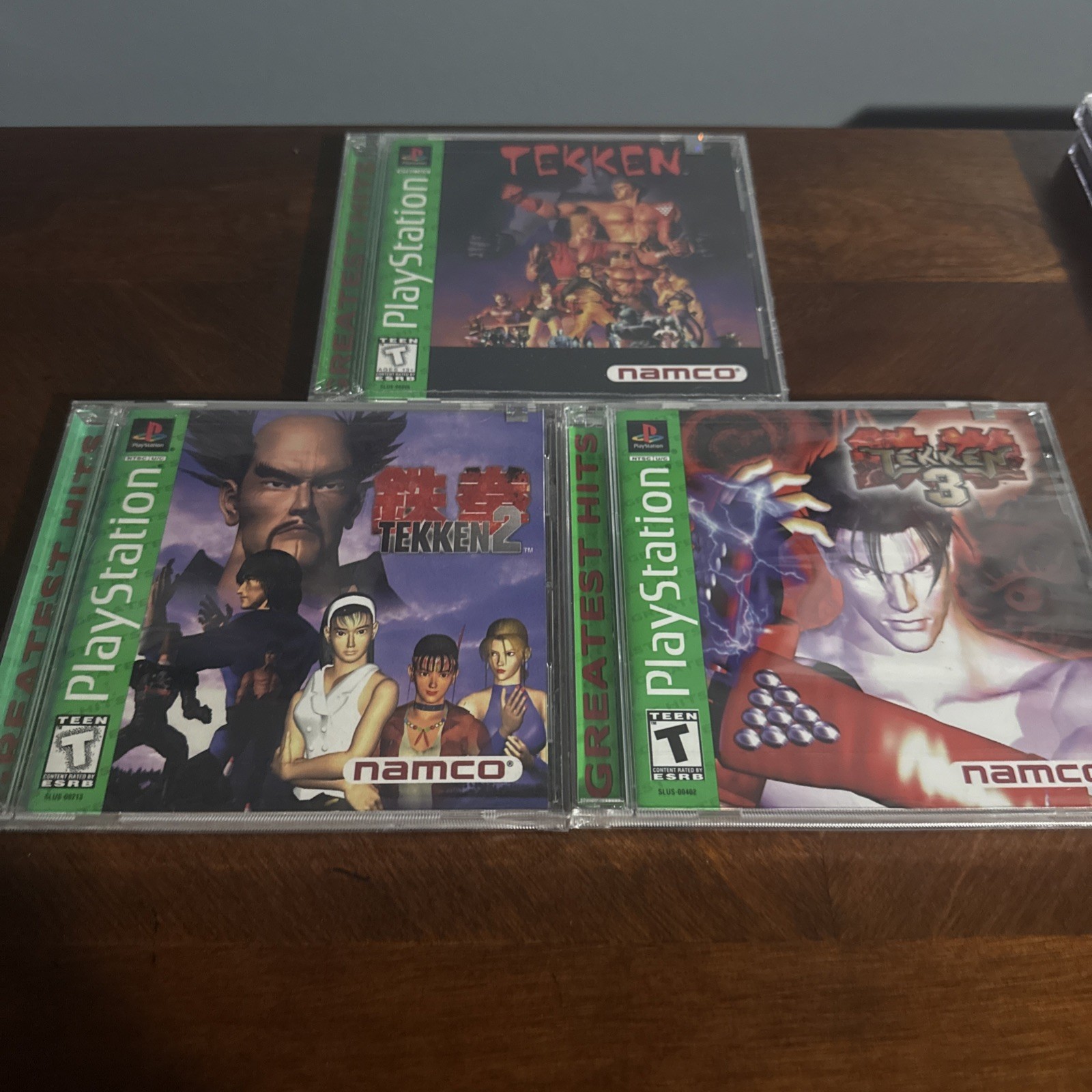 Tekken 1, Tekken 2, & Tekken 3 Greatest Hits Brand New Sealed