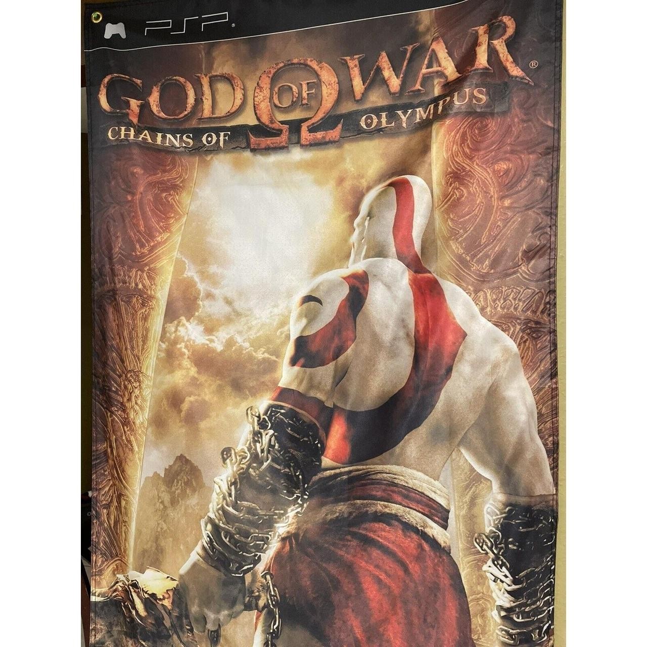 God of War Chains of Olympus 5′ Flag Sony PSP PlayStation Portable GOW