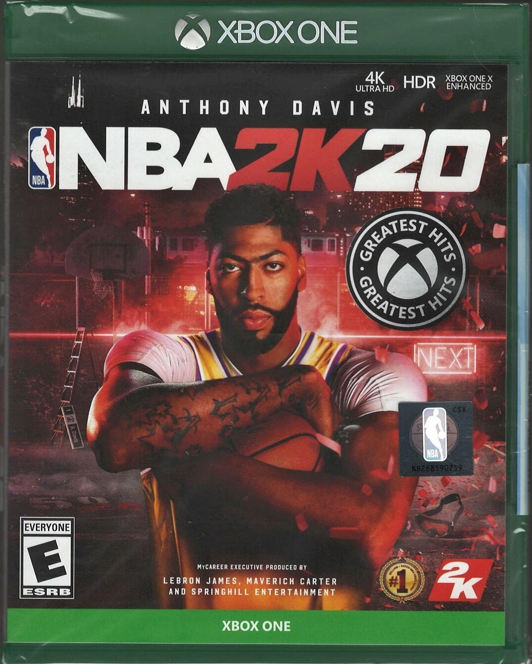 NBA 2K20 (Greatest Hits) Xbox One (Brand New Factory Sealed US Version) Xbox One
