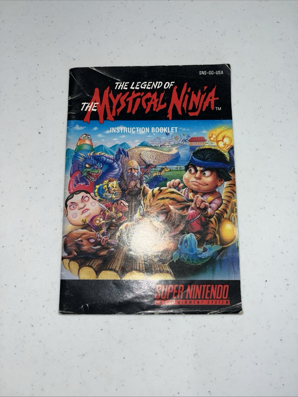 Legend of the Mystical Ninja (Super Nintendo, 1992) MANUAL ONLY