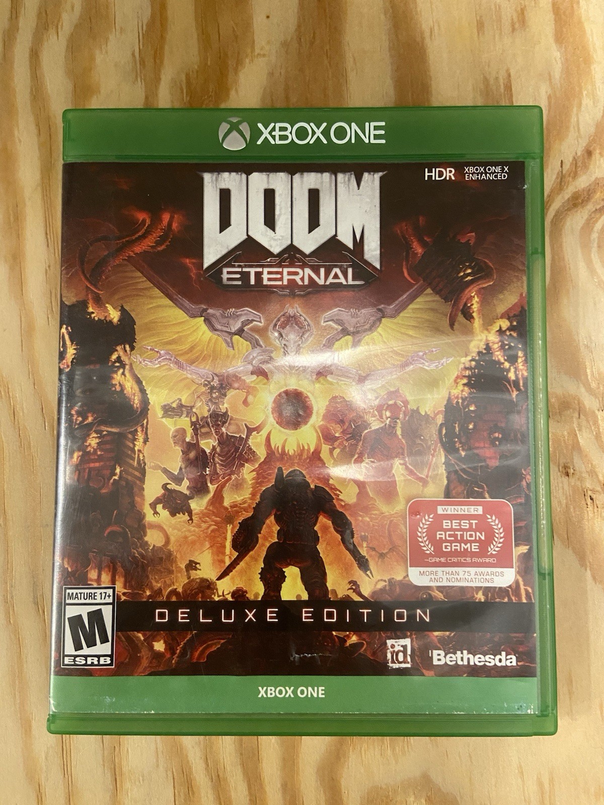 Doom Eternal-Xbox One/X/Series X-Deluxe Edition-CIB-TESTED & WORKING