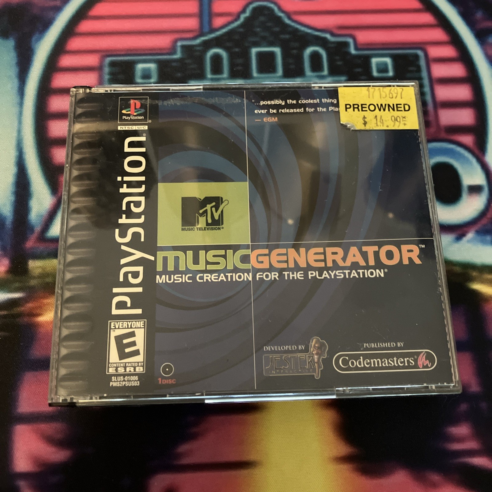 MTV Music Generator (Sony PlayStation 1, 1999) RARE COMPLETE