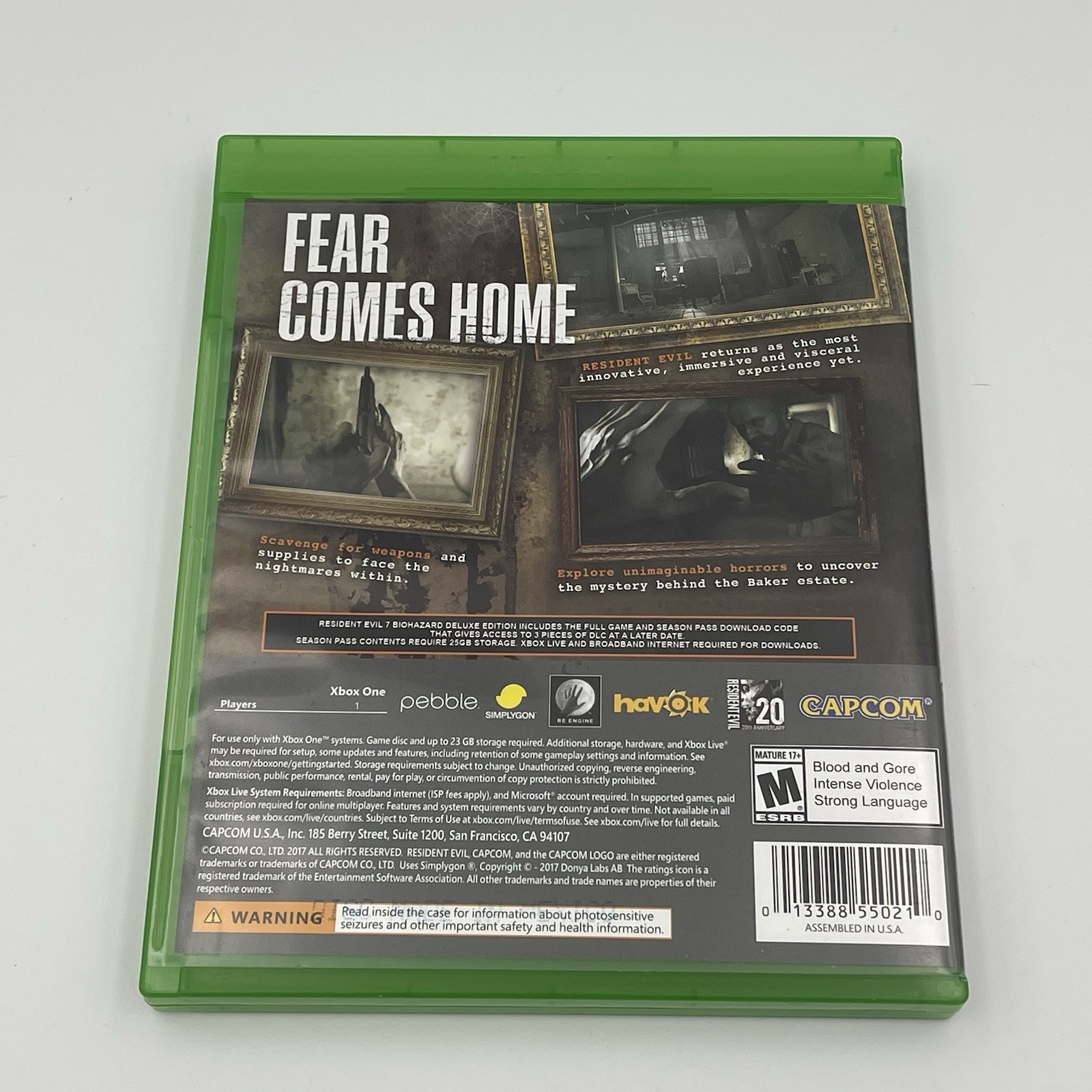 Resident Evil 4, 5, 6, & 7: Biohazard Deluxe Edition Xbox One / Xbox 360 BUNDLE