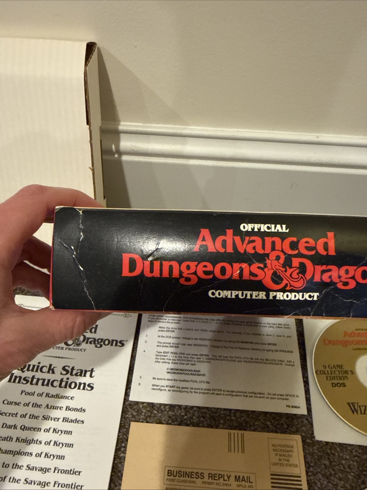 Advanced Dungeons & Dragons 9 Game Collector’s Edition PC BIG BOX 1994 CD ROM
