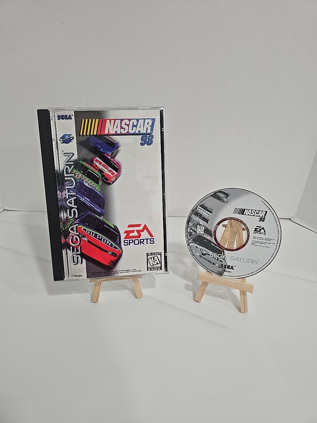 NASCAR 98 (Sega Saturn, 1997) CIB Complete w/ Manual Tested VGC RARE No Cracks