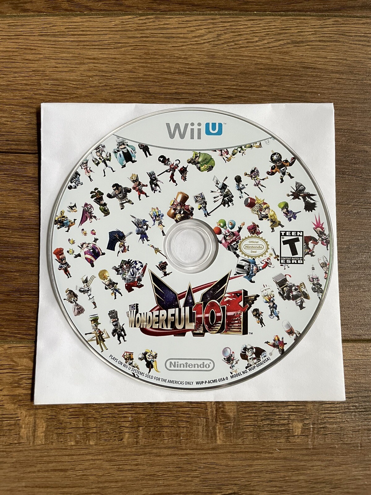 The Wonderful 101 For Wii U Game Disc Only
