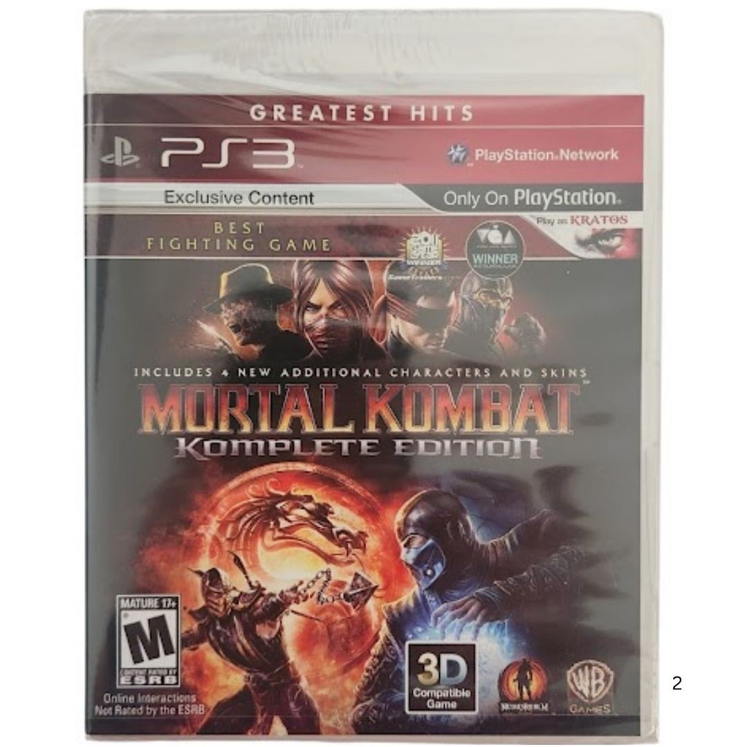 Mortal Kombat Komplete Edition (Greatest Hits) PS3 Brand New Game ( 2012
