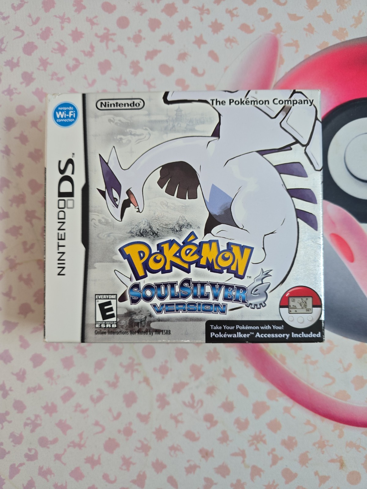 Pokemon SoulSilver CIB + Inserts + Pokewalker (Nintendo DS) Authentic