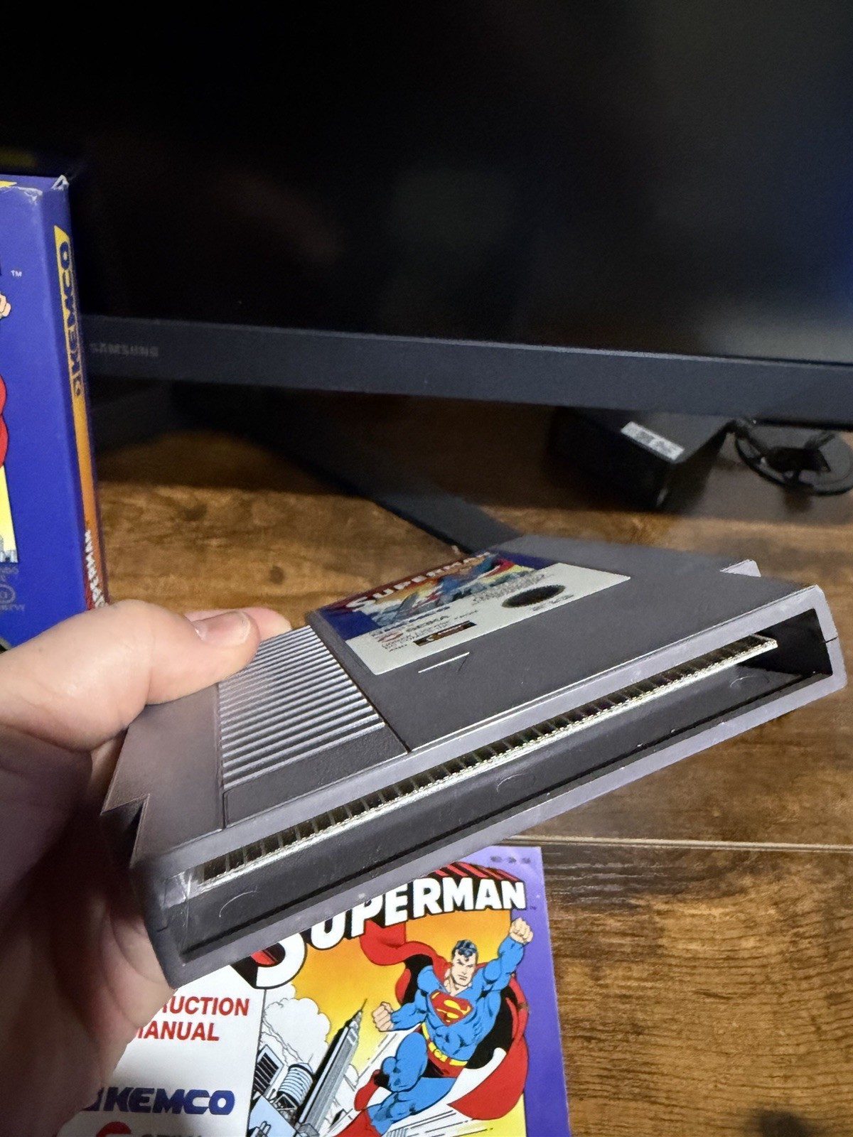 Superman Nintendo Entertainment System, 1988 NES Kemco with Original Box CIB
