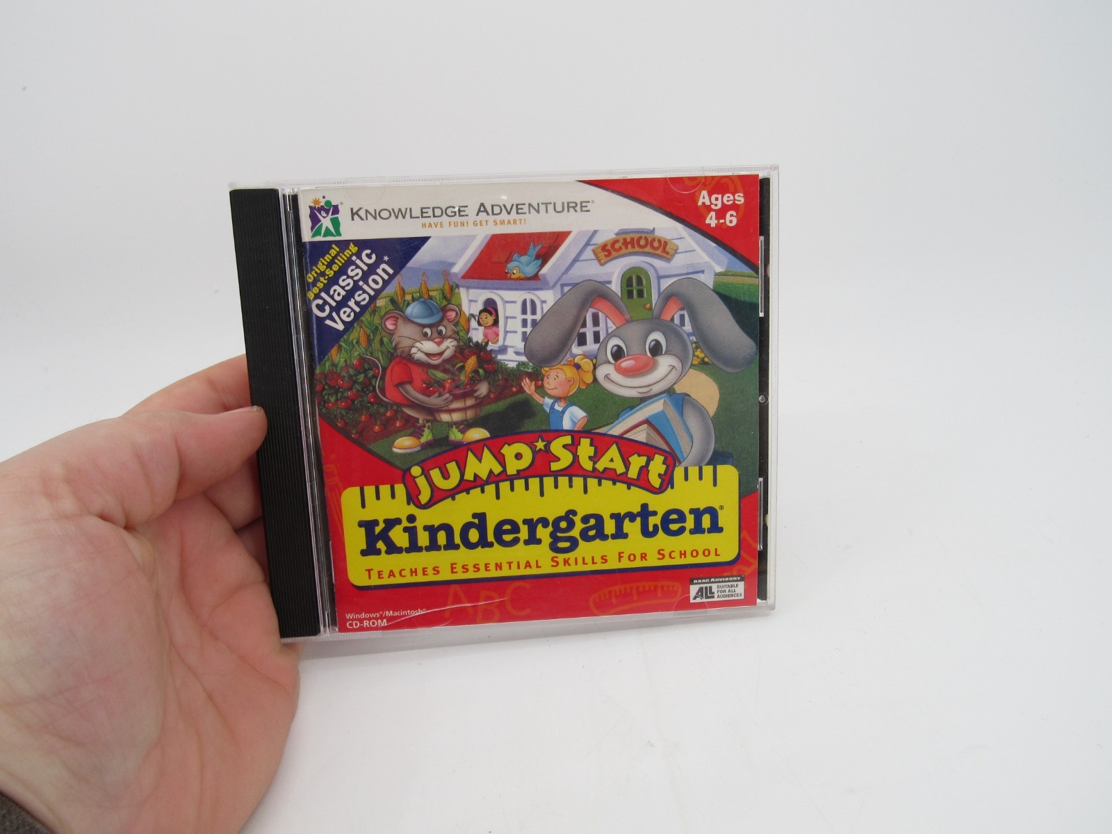 JUMP START Kindergarten Classic Version PC Windows / Mac CD-ROM Educational 4-6