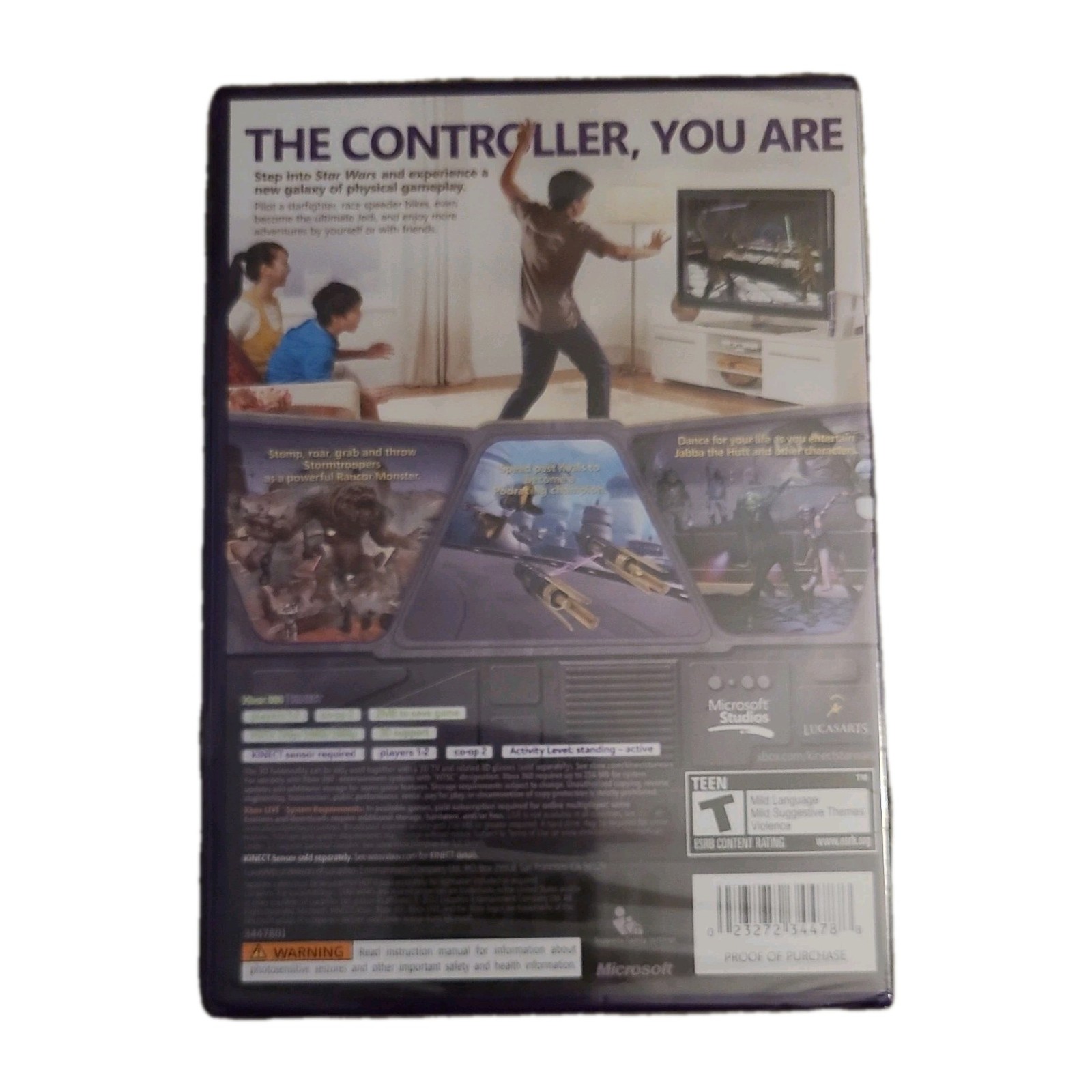 Star Wars Kinect – Xbox 360. New Factory Sealed. The Controller, You Are