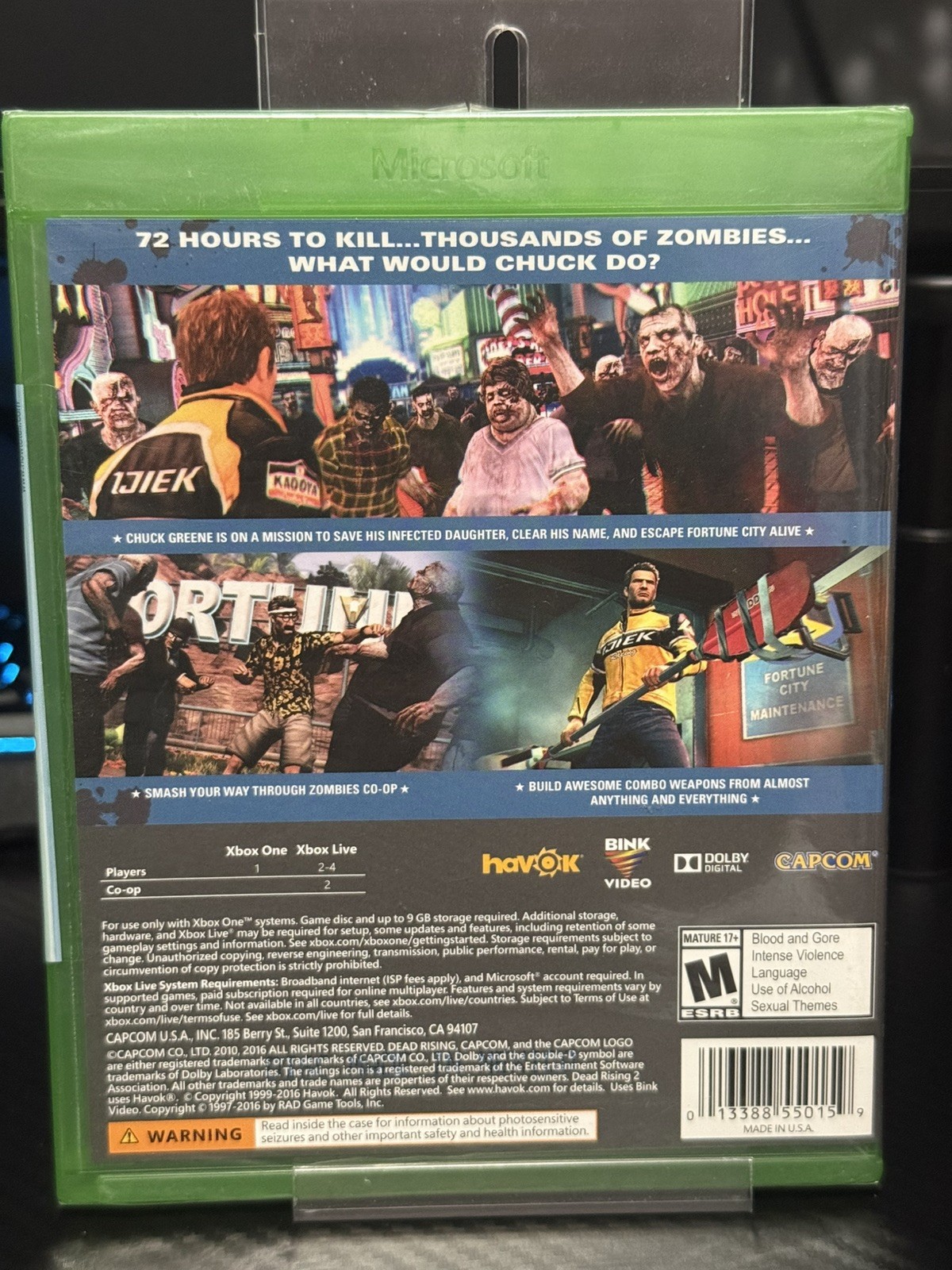 Dead Rising 2 (Microsoft Xbox One, 2016) – BRAND NEW Factory Sealed!