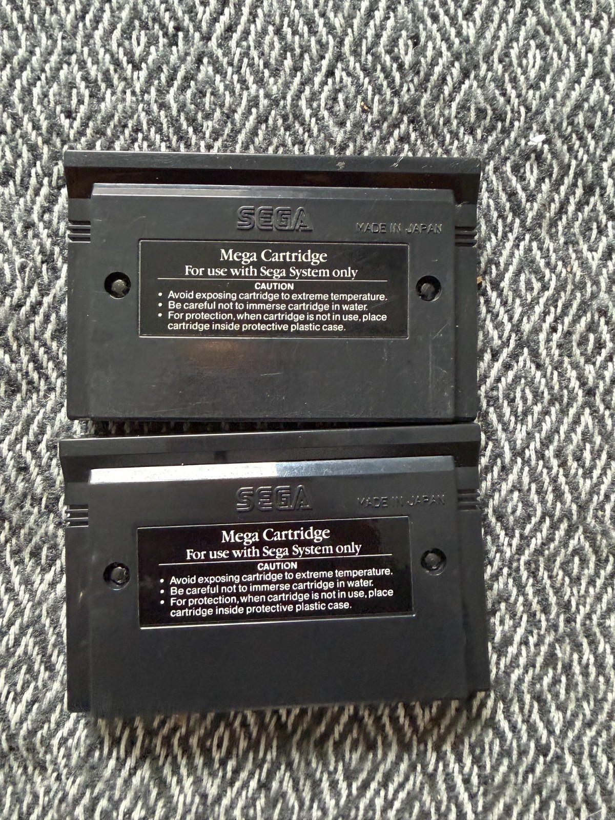 Master System SONIC THE HEDGEHOG x2 CARTS Games 1 + 2 PAL *(Works in US)*