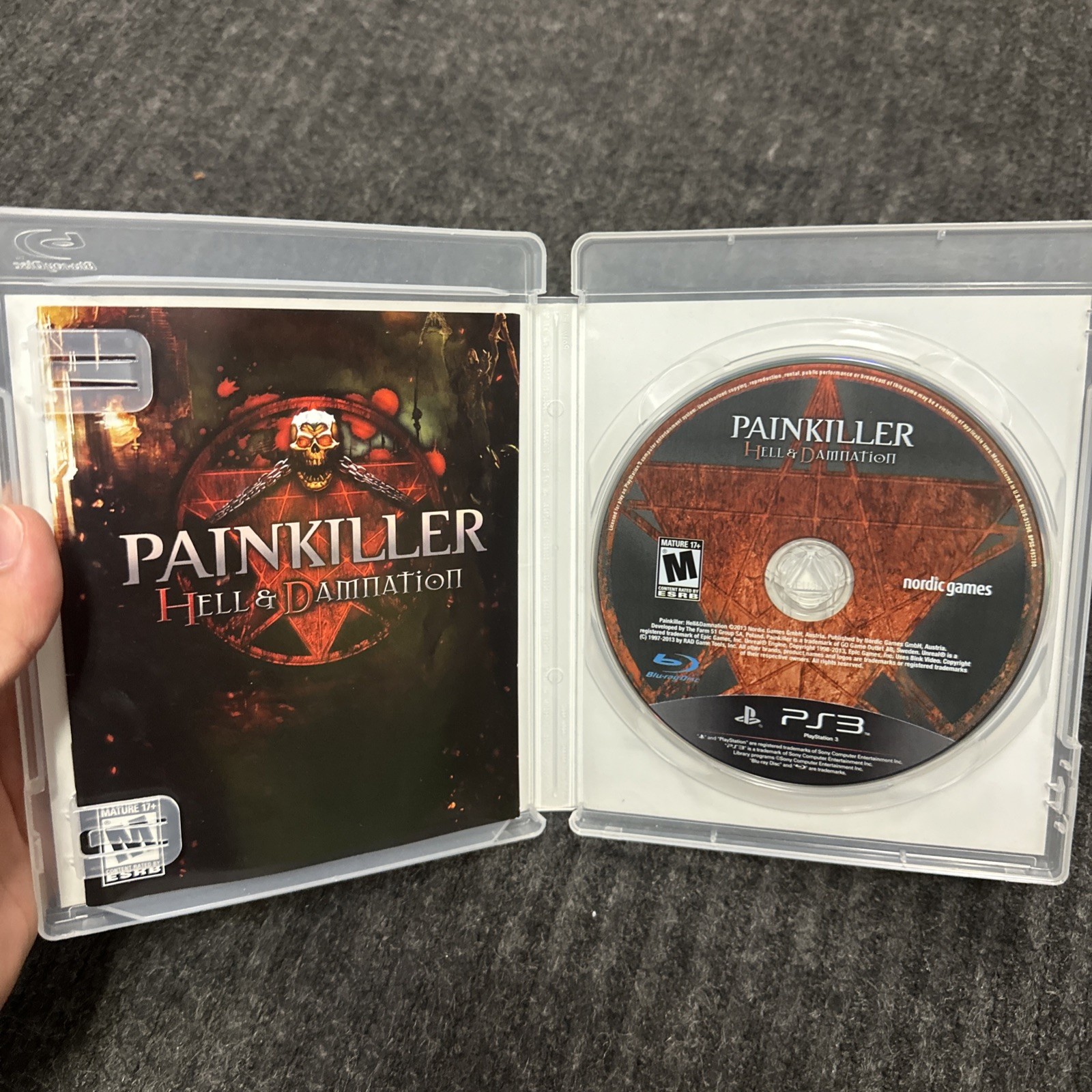 Painkiller Hell & Damnation Uncut (Sony PlayStation 3, 2013) RARE NORDIC GAMES