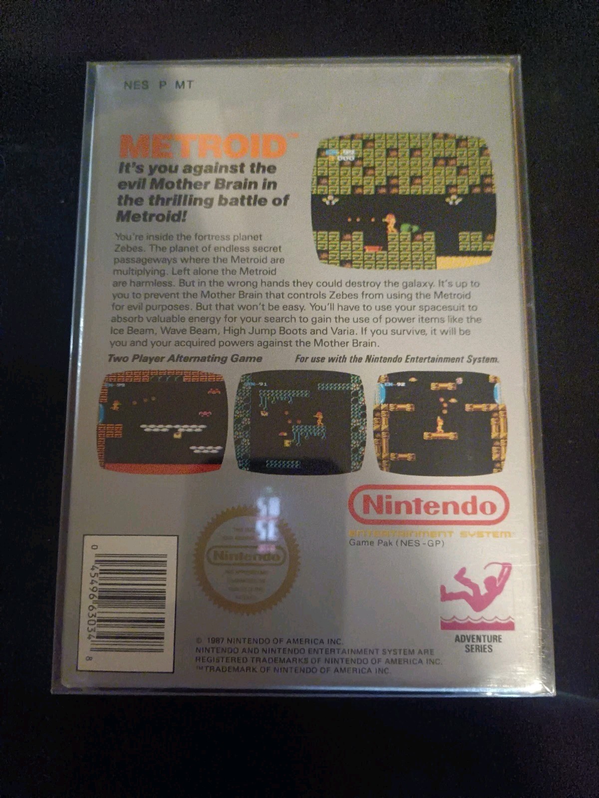 Metroid Nes CIB Original Top Tier