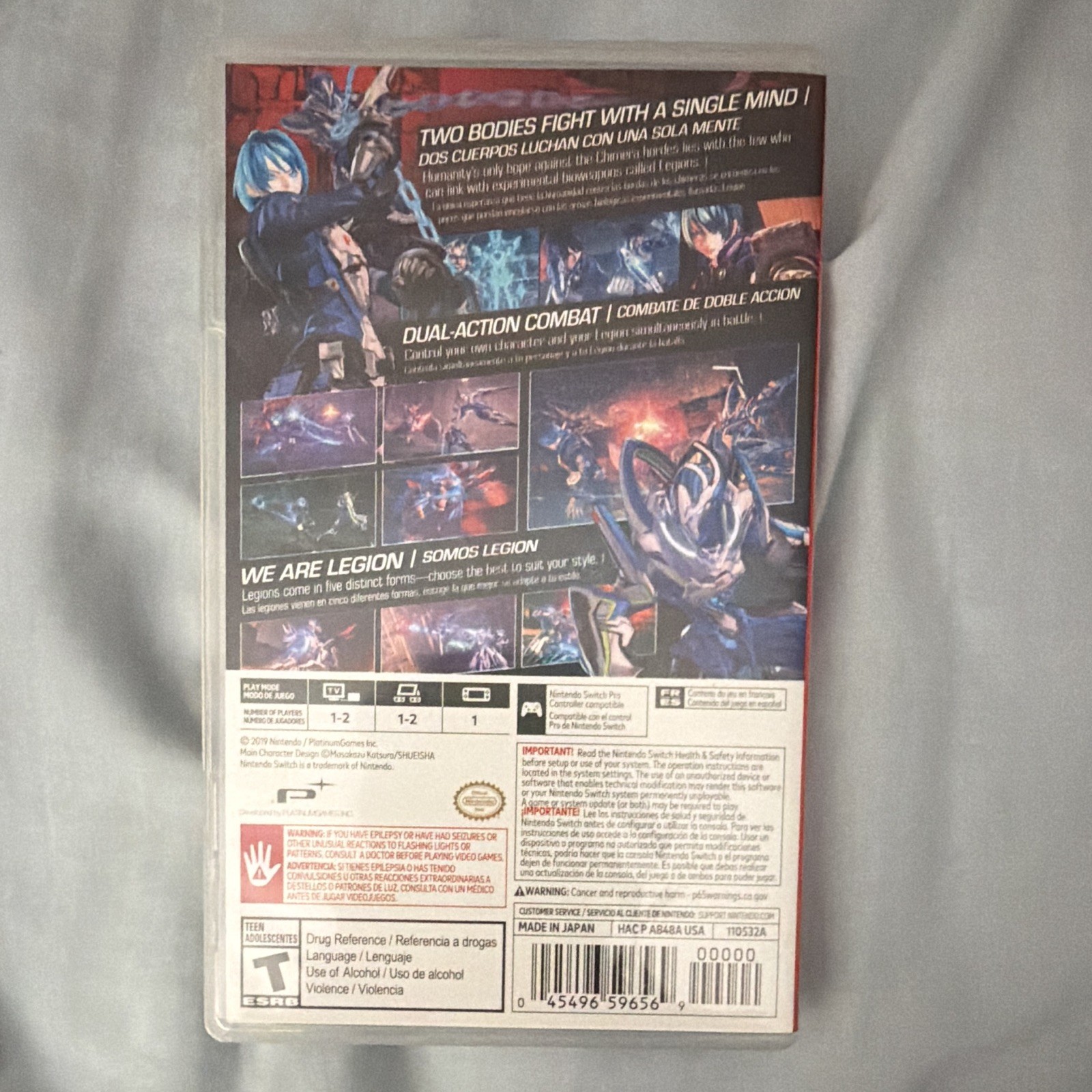 Astral Chain – Nintendo Switch Nintendo 2019 T-Teen Multiplayer Action Adventure