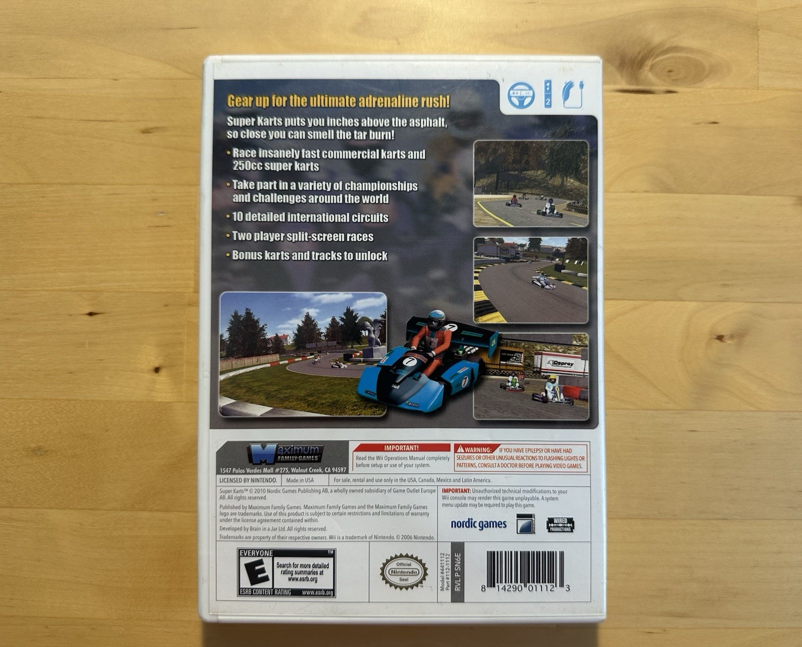 Maximum Racing: Super Karts – CIB – Rare Maximum Games Nintendo Wii Game