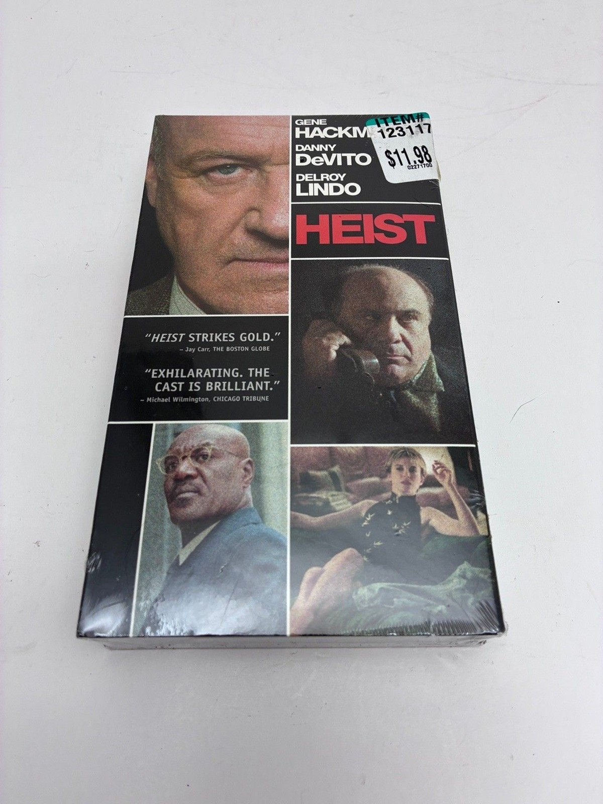 Heist VHS Movie Warner Home Video R Rated Thriller