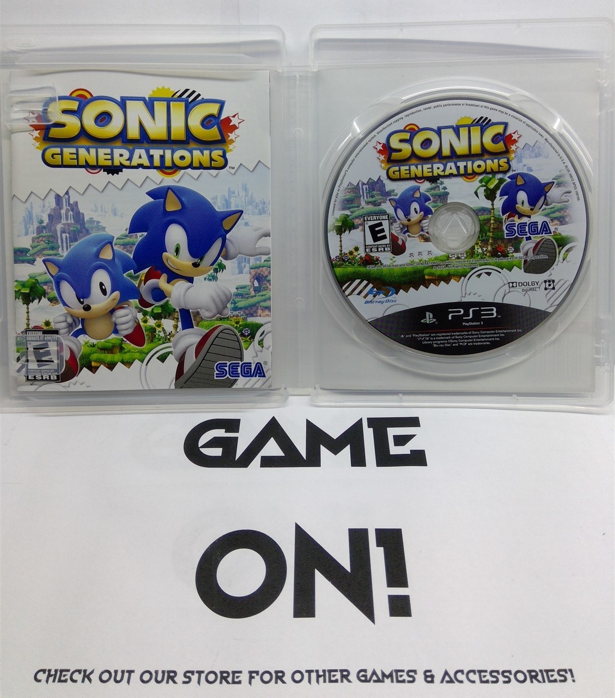 Sonic Generations (PlayStation 3, 2011) Complete w/ Manual – Fast Free Ship