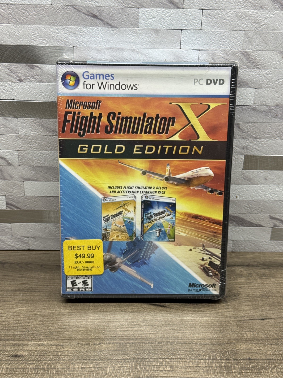 Microsoft Flight Simulator X Gold Edition – Brand New Sealed