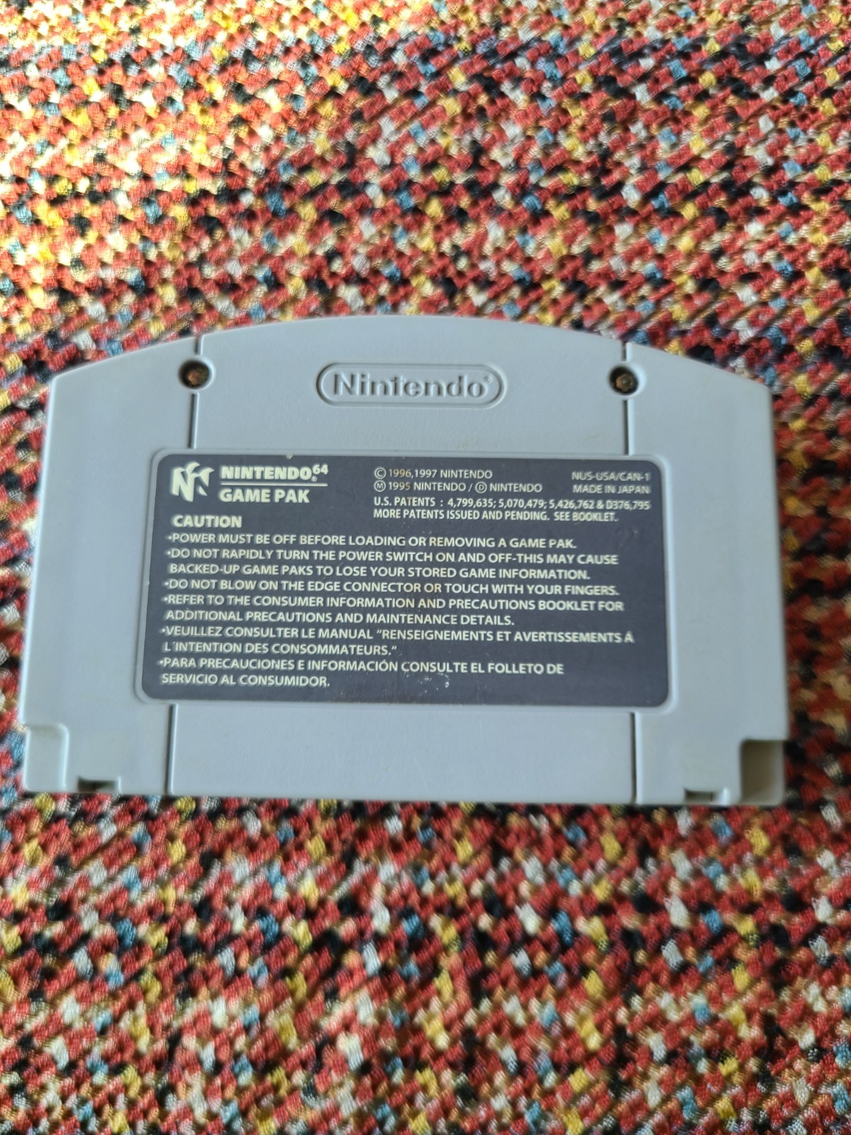 Rampage World Tour Nintendo 64 N64 Tested Working Authentic With Manual