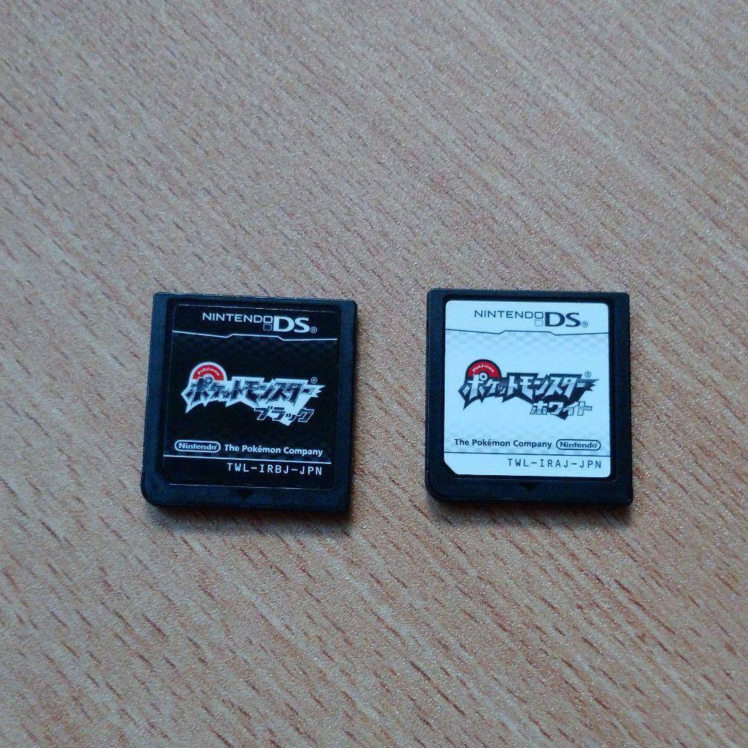 Pokemon Black and White DS game Japan Japanese game Cardridge only SET