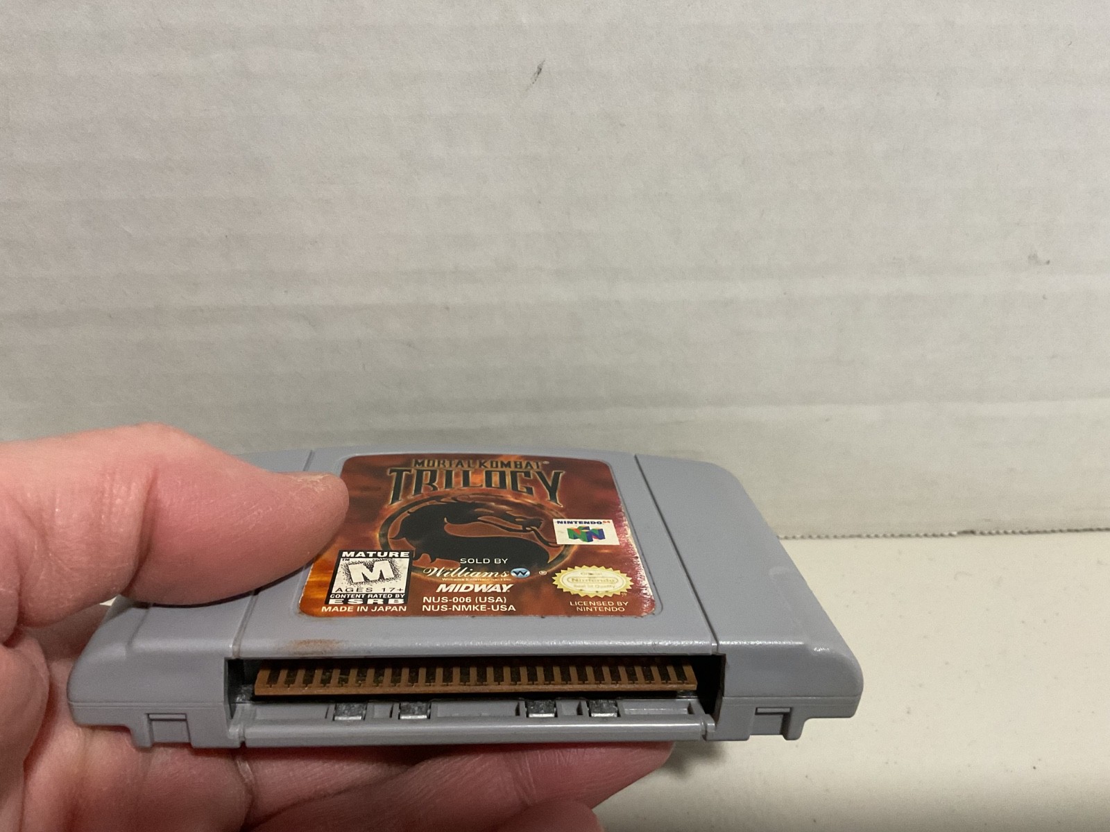 Mortal Kombat (Trilogy Edition) (Nintendo 64, 1996)