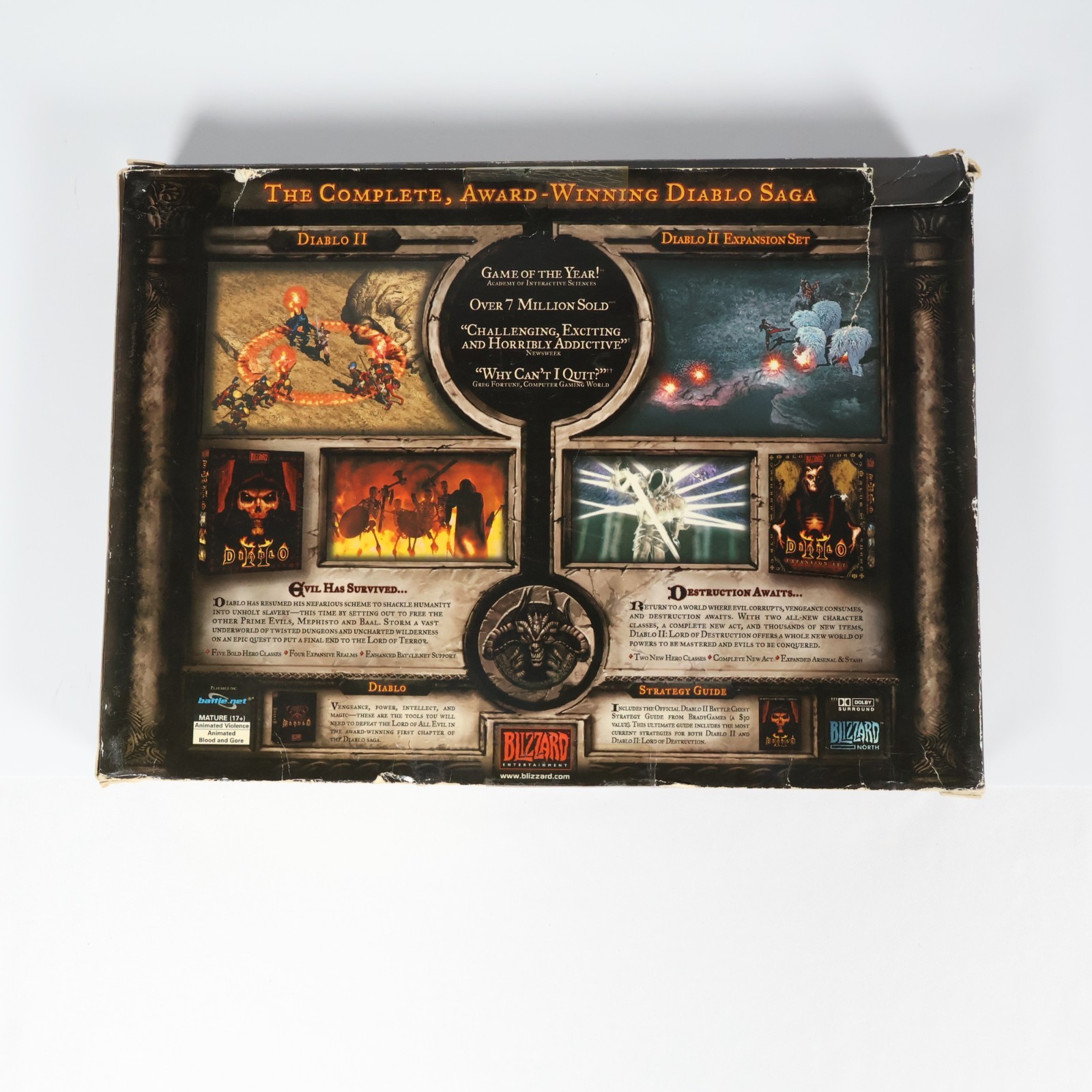 Diablo Battle Chest (PC, 2001) Missing Diablo II Game and Guide | Tested