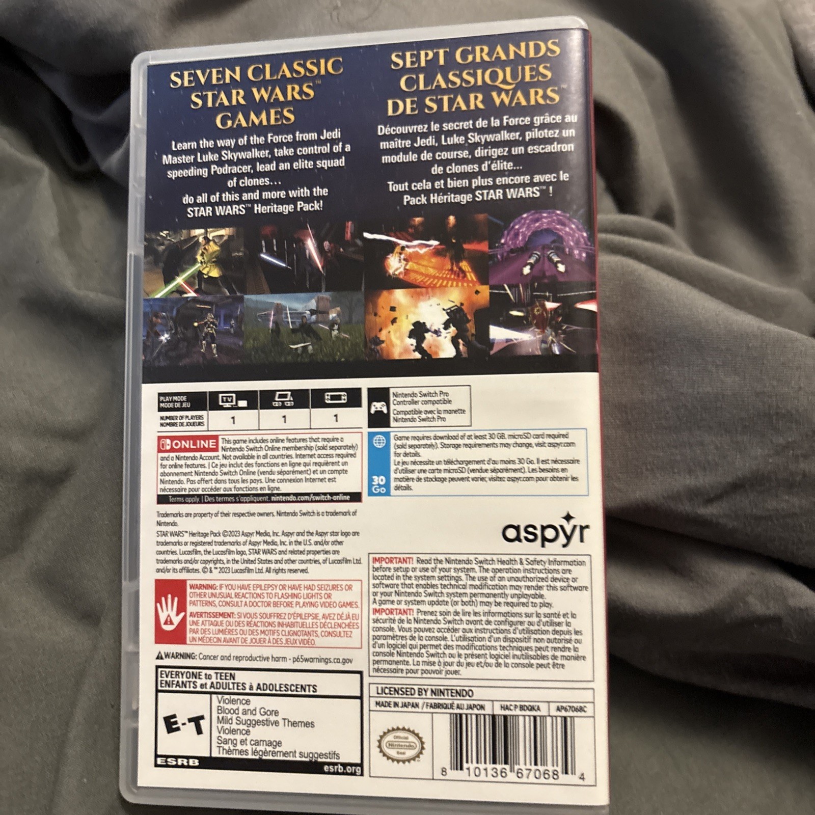 Star Wars Heritage Pack – Nintendo Switch Game