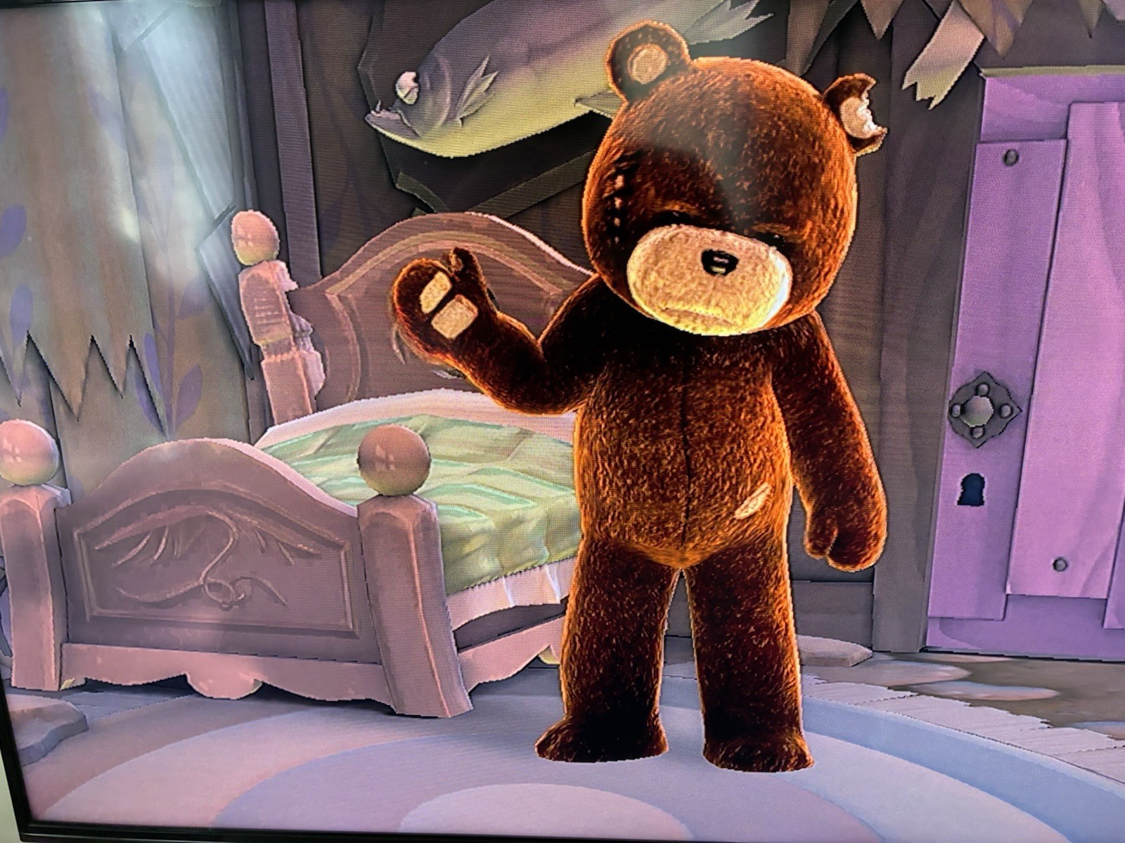 Microsoft Xbox 360 Naughty Bear Game Case Manual 2010 Tested Works