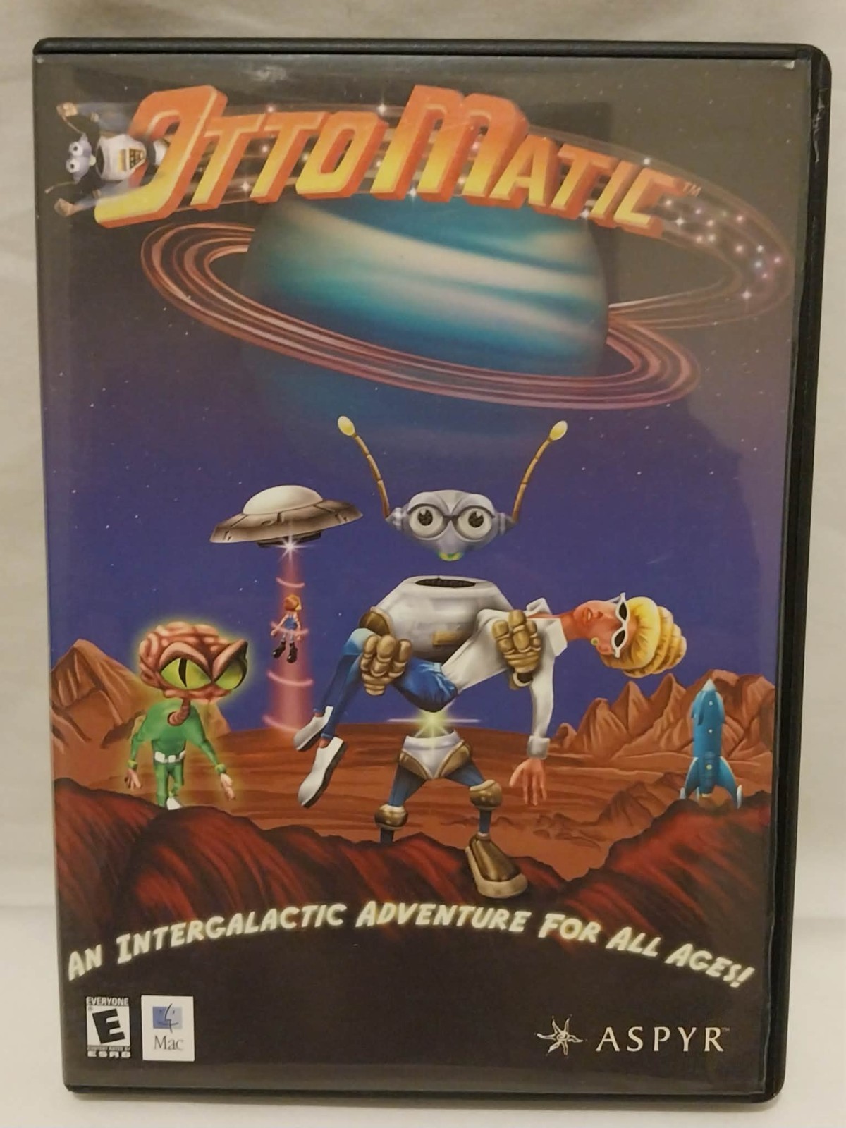 Otto-Matic CD-ROM Game COMPLETE CIB Pangea Aspyr Retro Vintage