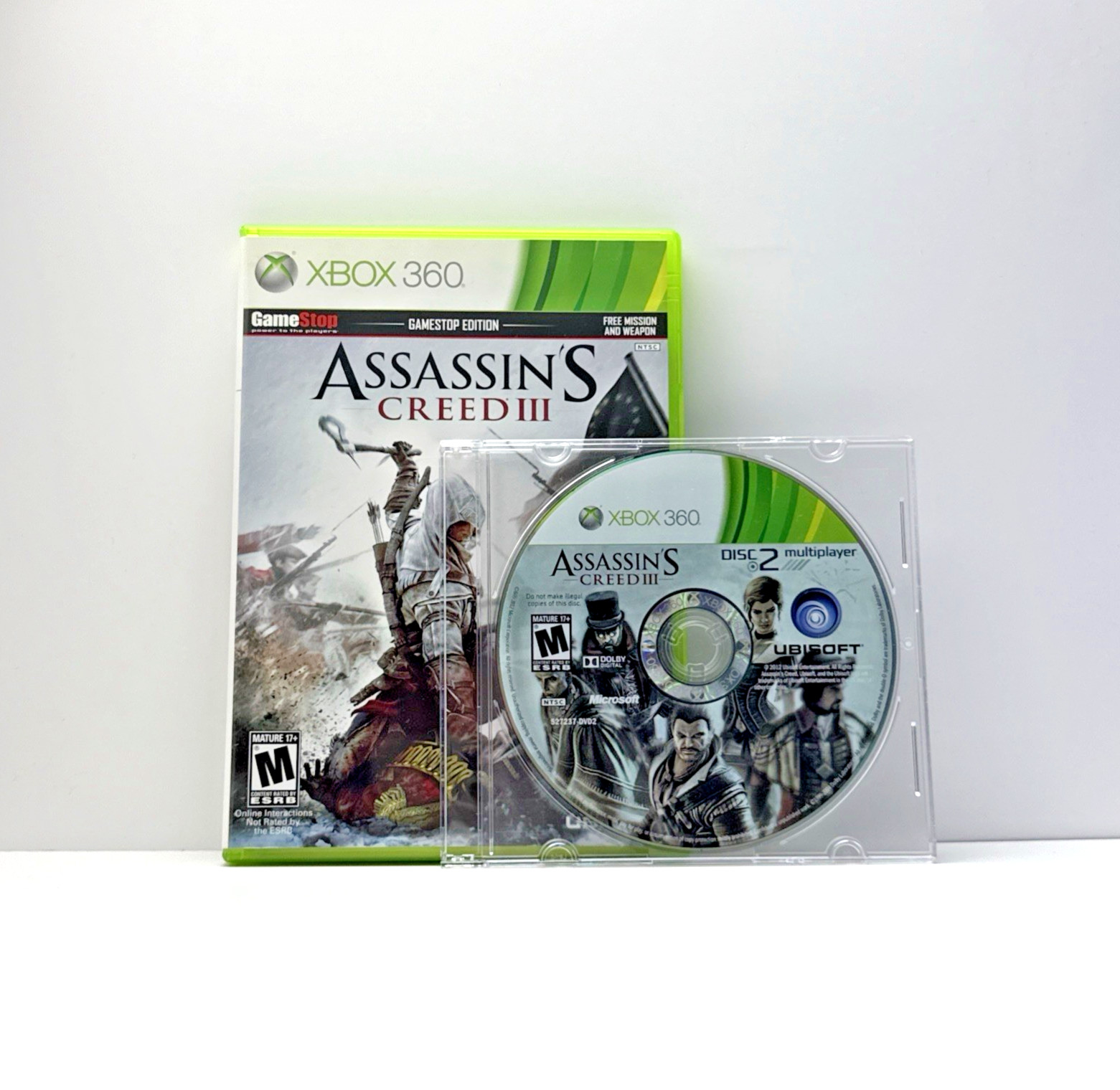 Assassin’s Creed III Microsoft Xbox 360 CIB Complete Refurbished & Tested