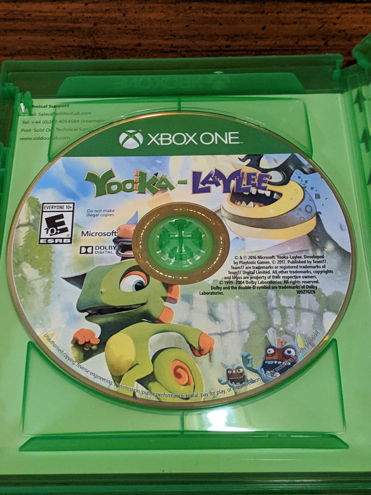 Yooka-Laylee for Microsoft XBOX ONE (2017) -New But Unsealed Pics